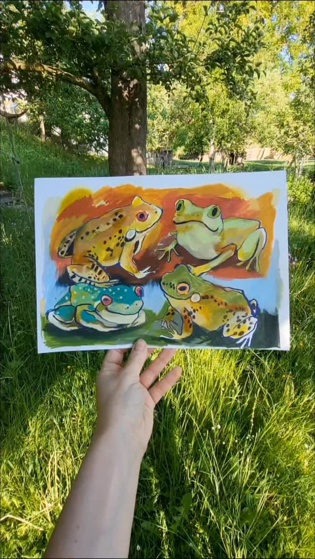 Post 2 by Susanne Rose Sketchbook on Instagram (video)