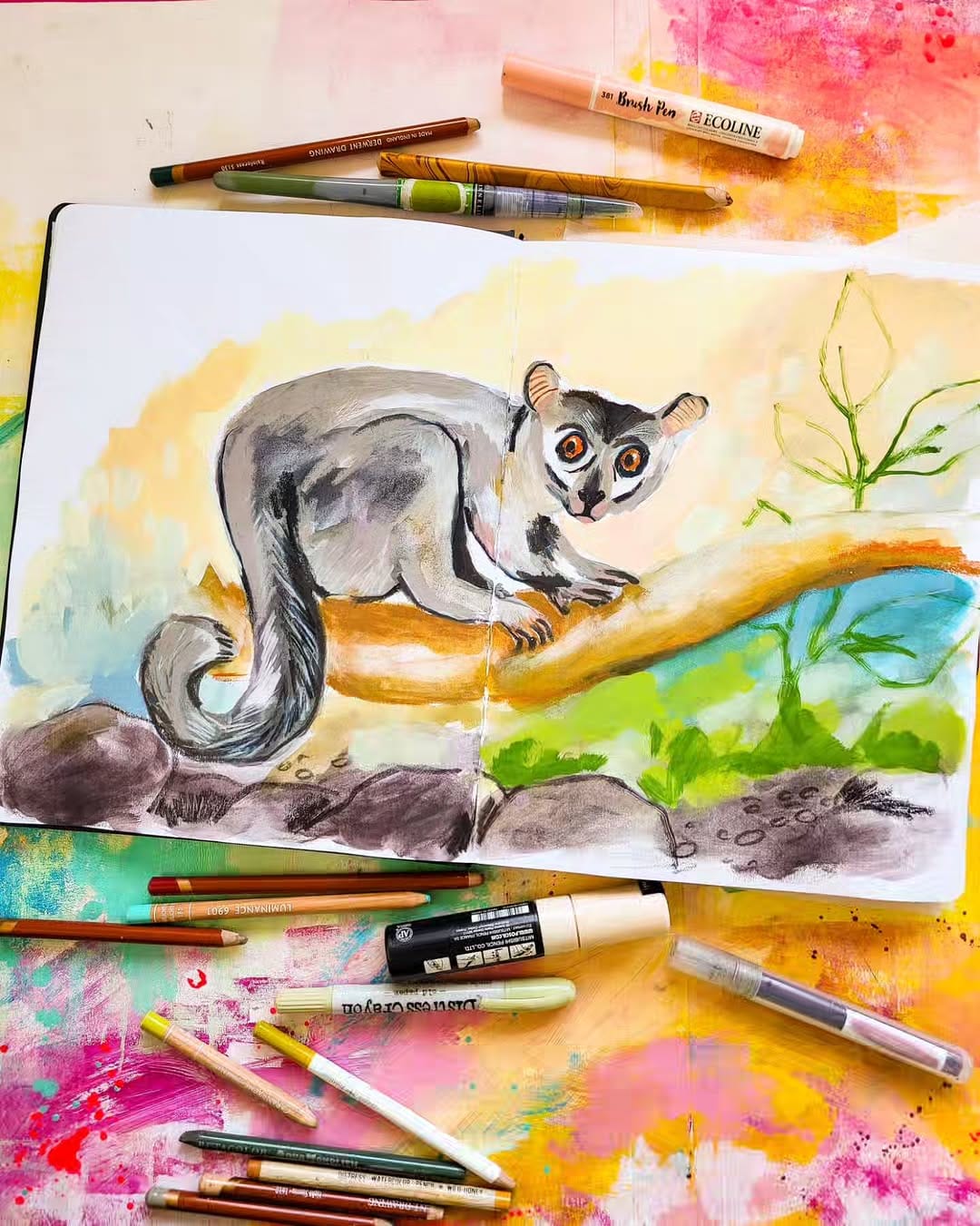 Post 7 by Susanne Rose Sketchbook on Instagram (carousel)
