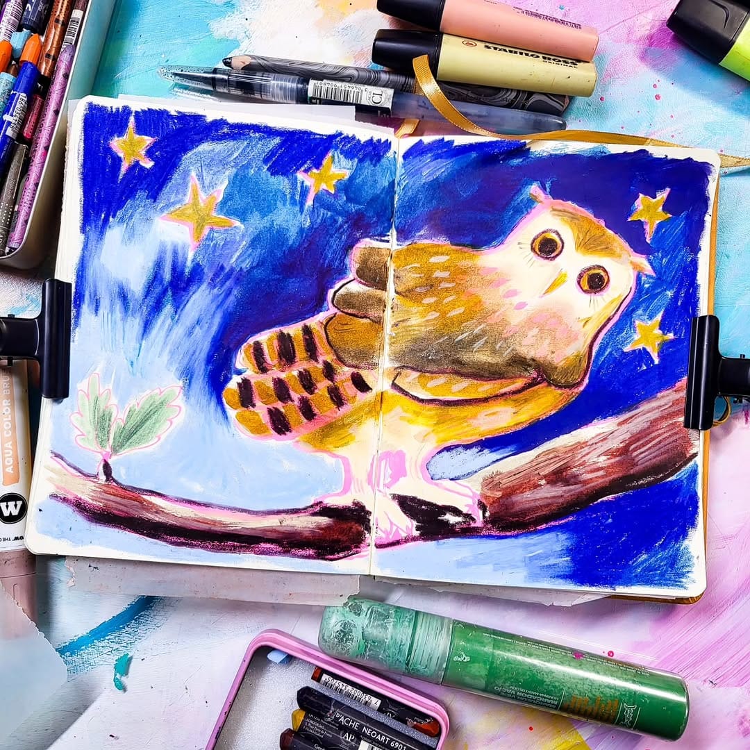 Post 6 by Susanne Rose Sketchbook on Instagram (carousel)