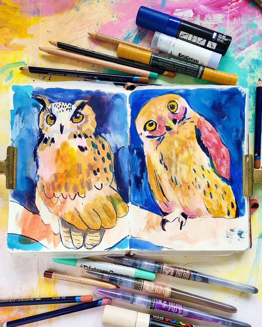 Post 10 by Susanne Rose Sketchbook on Instagram (carousel)
