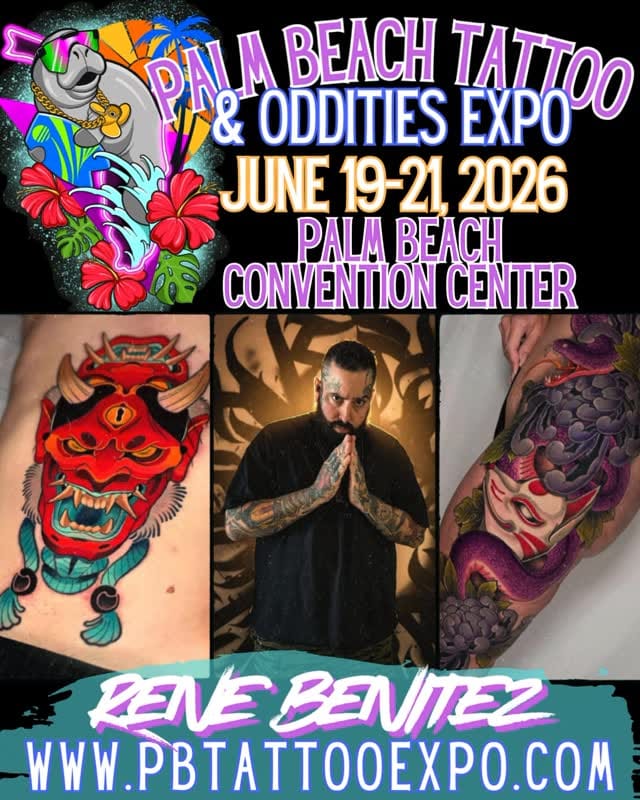 Post 3 by Rene Benitez | Florida Tattoo Artist on Instagram (video)