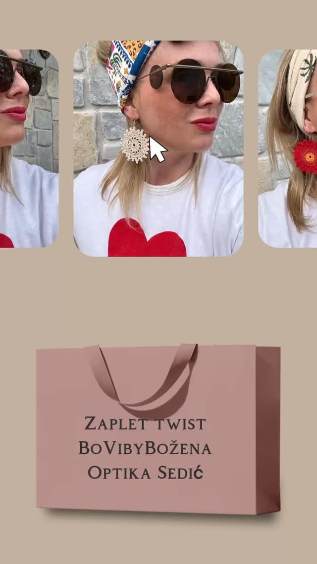 Post 2 by BoVi by Božena • Ručno rađene trake i modni dodaci za kosu on Instagram (video)
