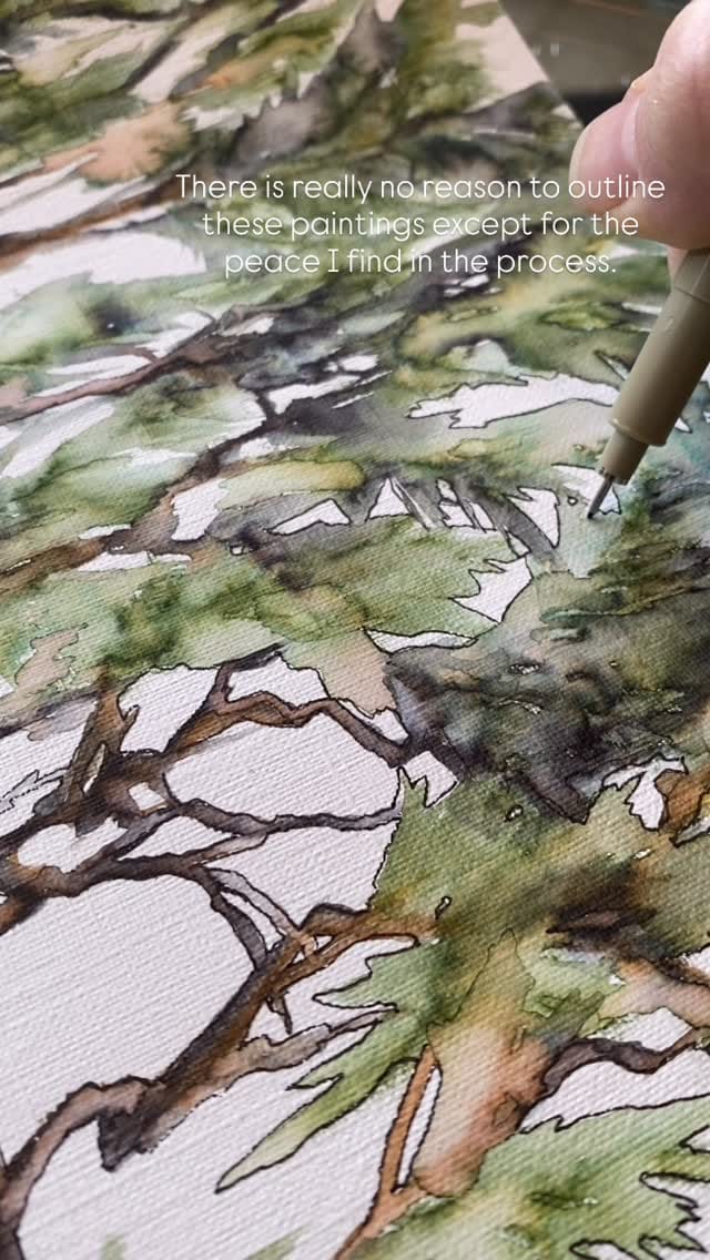 Post 4 by Wendy Stevens-Mizee \\ Artist on Instagram (video)