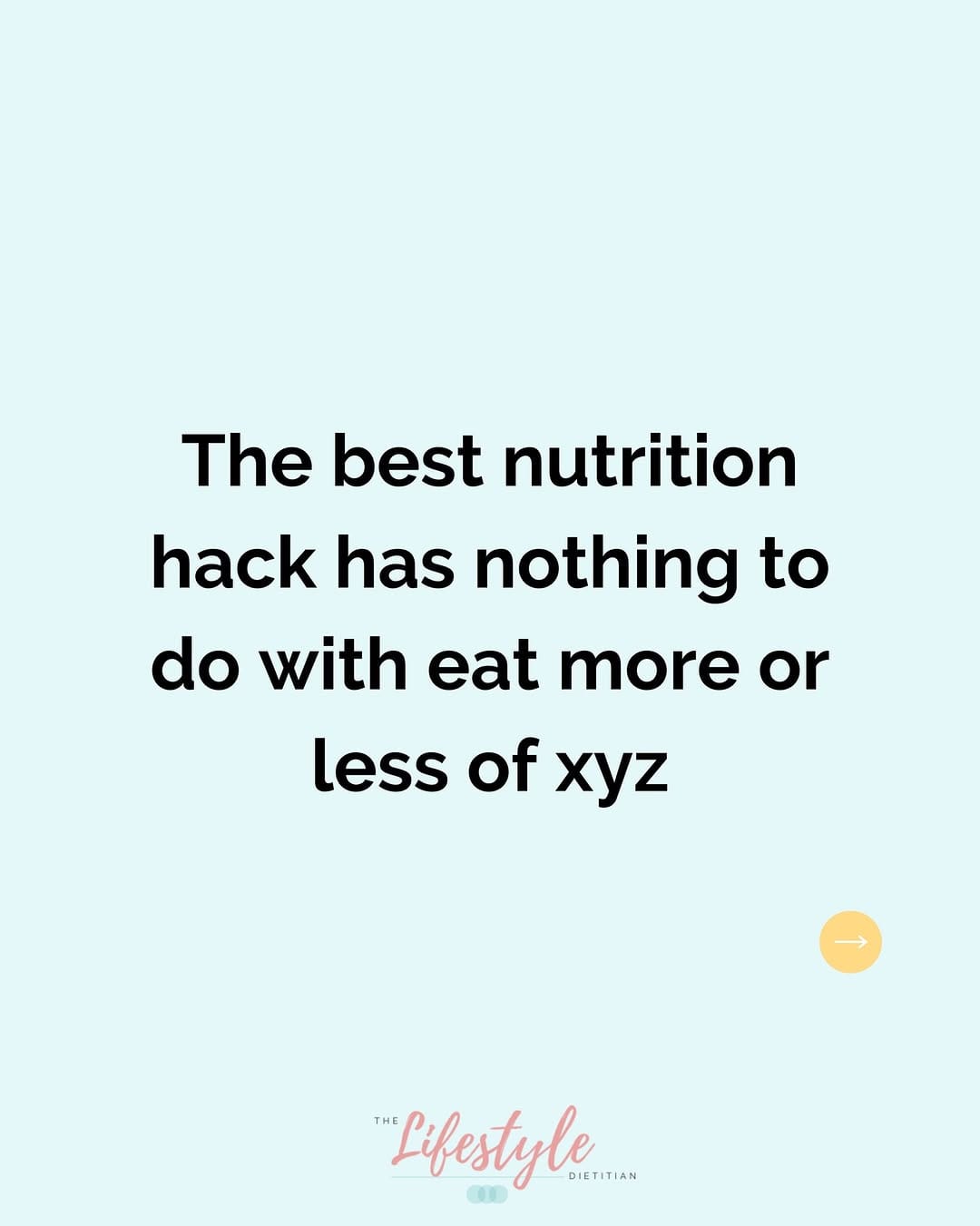 Post 10 by The Lifestyle Dietitian on Instagram (carousel)