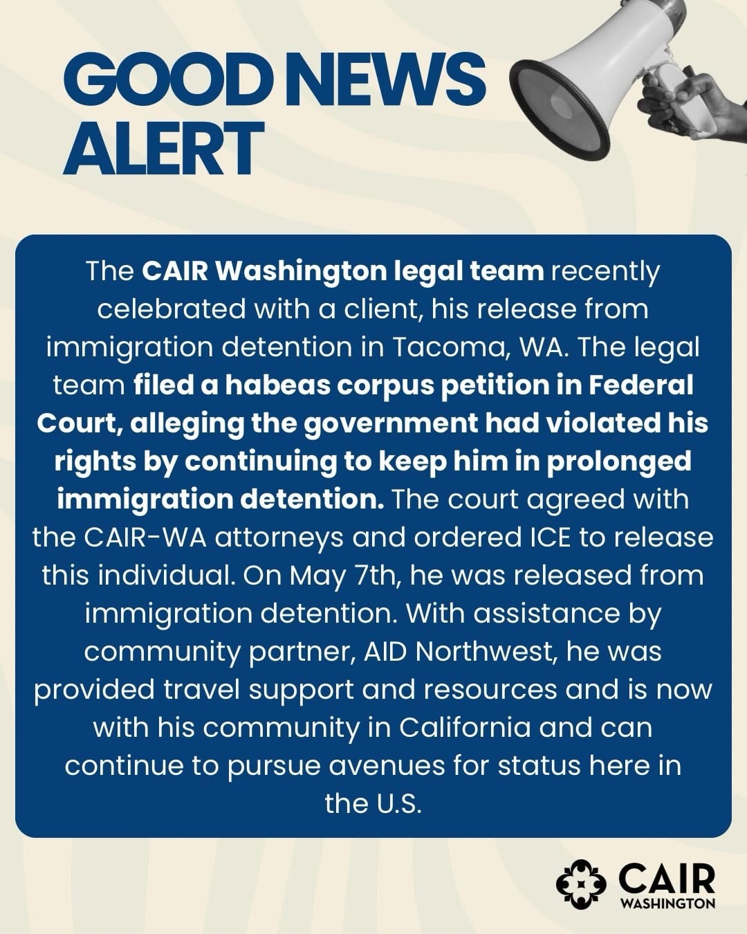 Post 5 by CAIR Washington on Instagram (carousel)