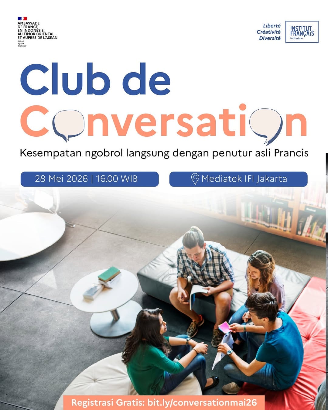 Post 6 by Institut français Indonésie on Instagram (image)