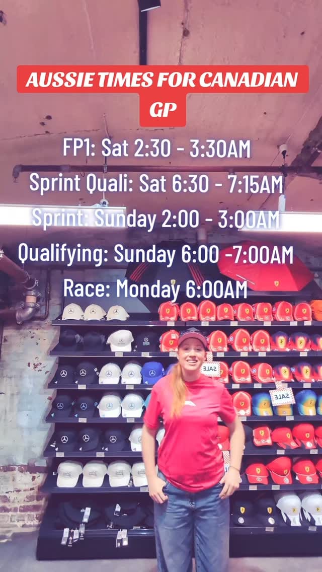 Post 7 by Pit Stop Melbourne - Official F1 Merchandise on Instagram (video)