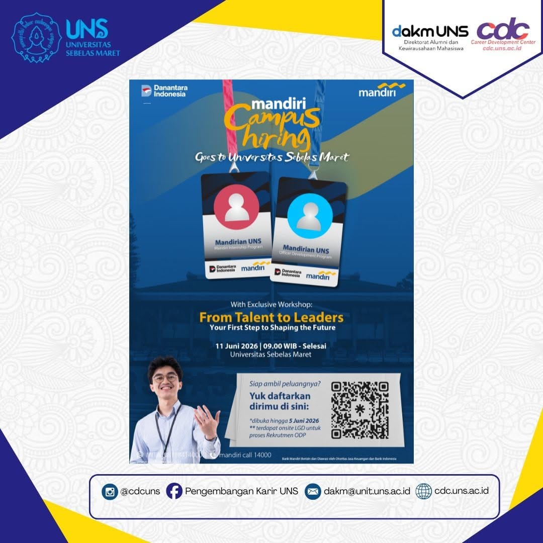 Post 2 by Career Development Center UNS on Instagram (image)