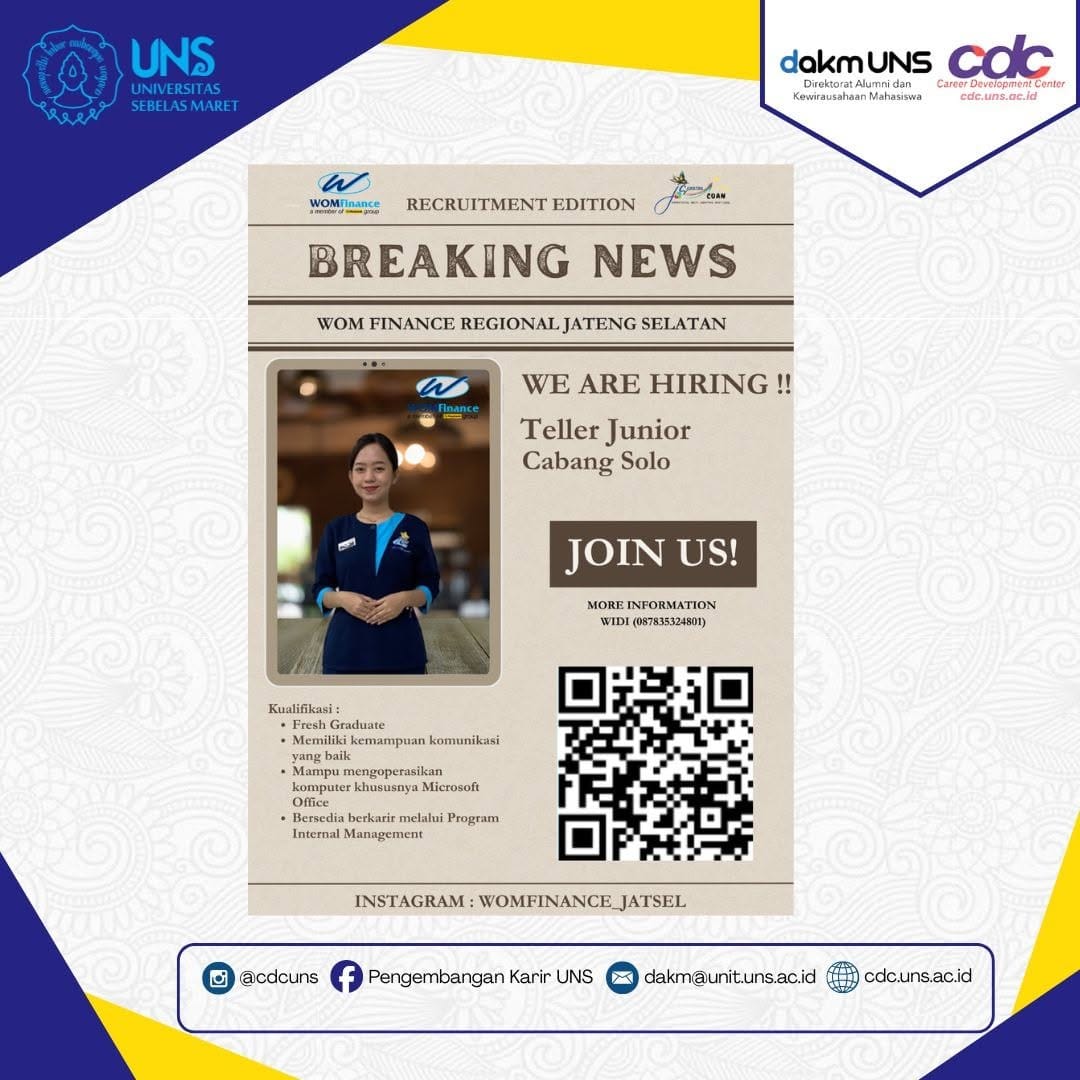 Post 1 by Career Development Center UNS on Instagram (image)