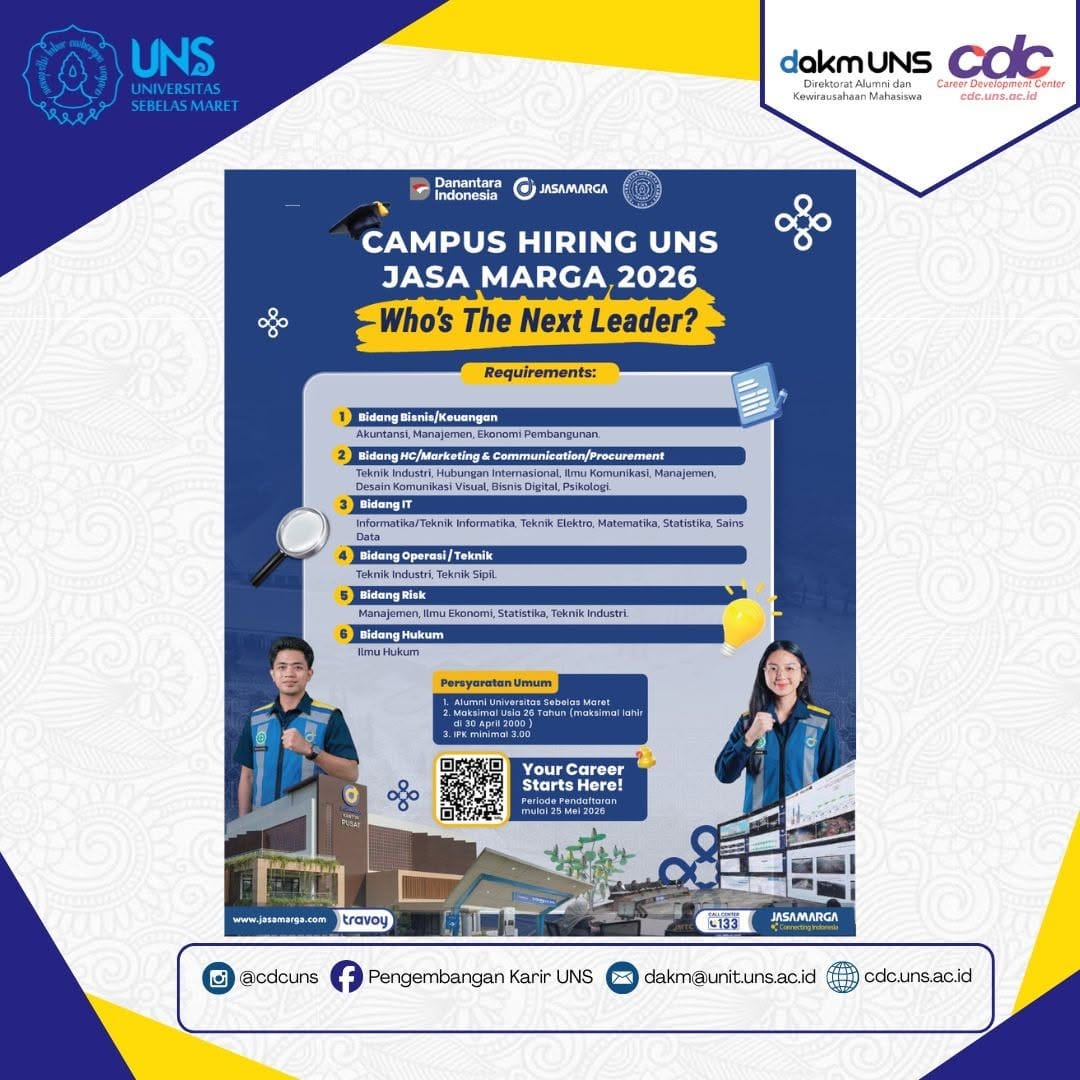 Post 3 by Career Development Center UNS on Instagram (image)