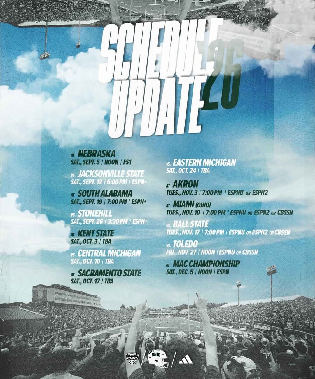 Post 1 by Ohio University Cheerleading on Instagram (image)