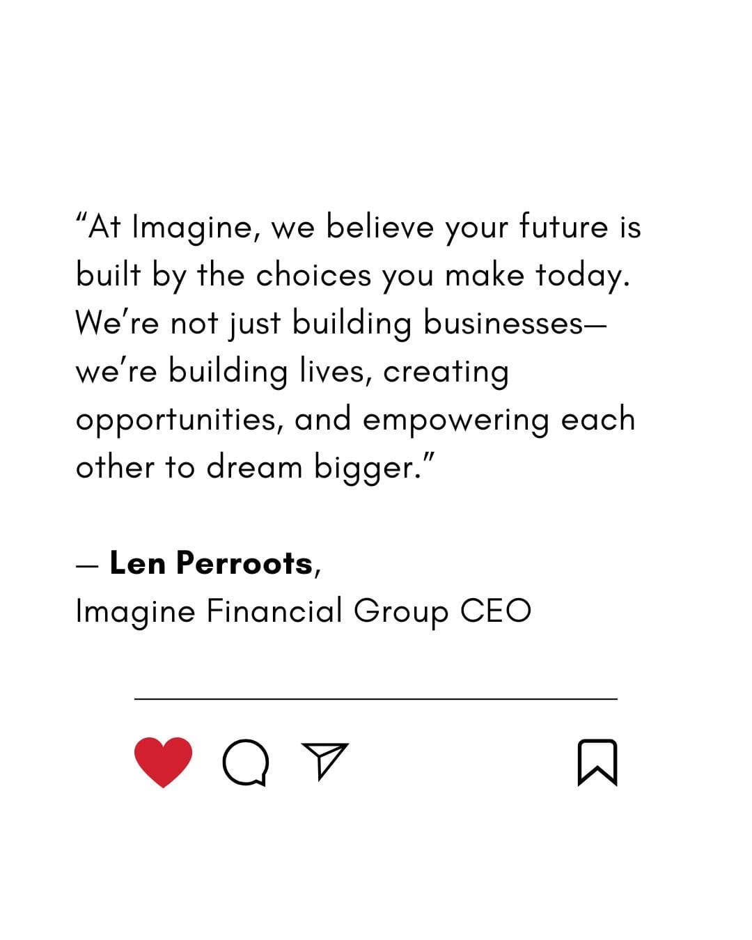 Post 2 by Imagine Financial Group on Instagram (image)