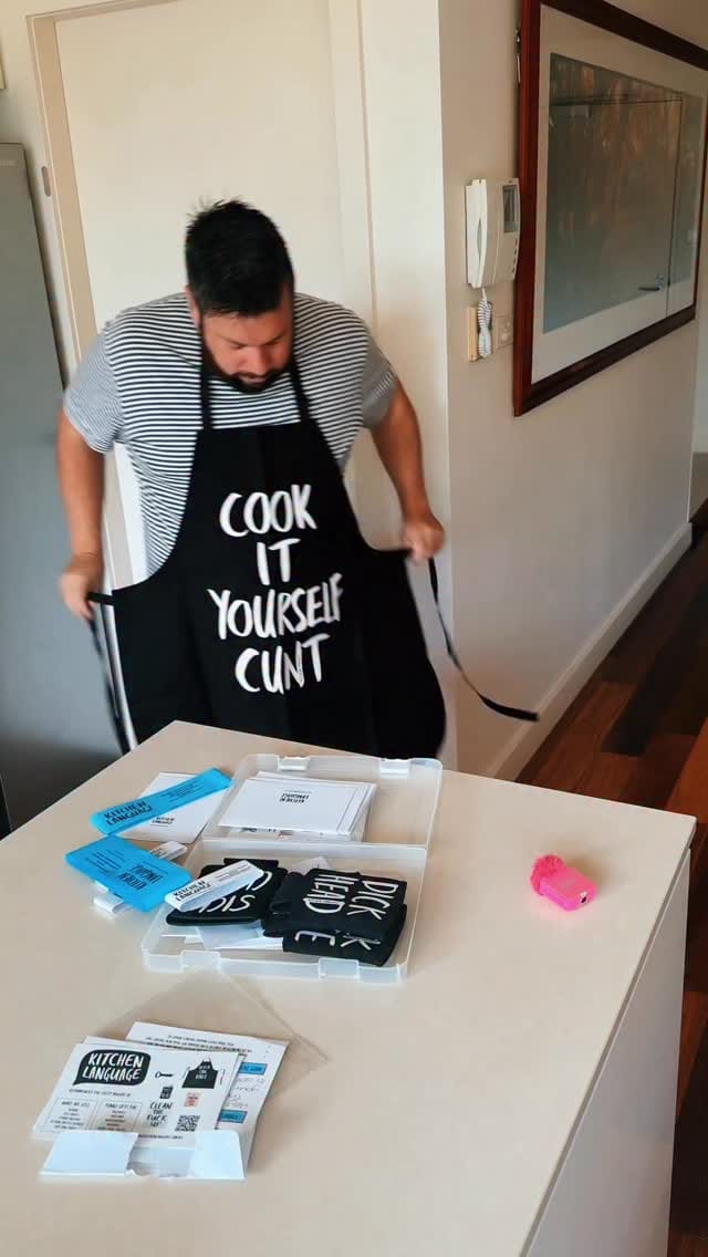 Post 9 by Kitchen Language - Cheeky Sweary Kitchen Products on Instagram (video)