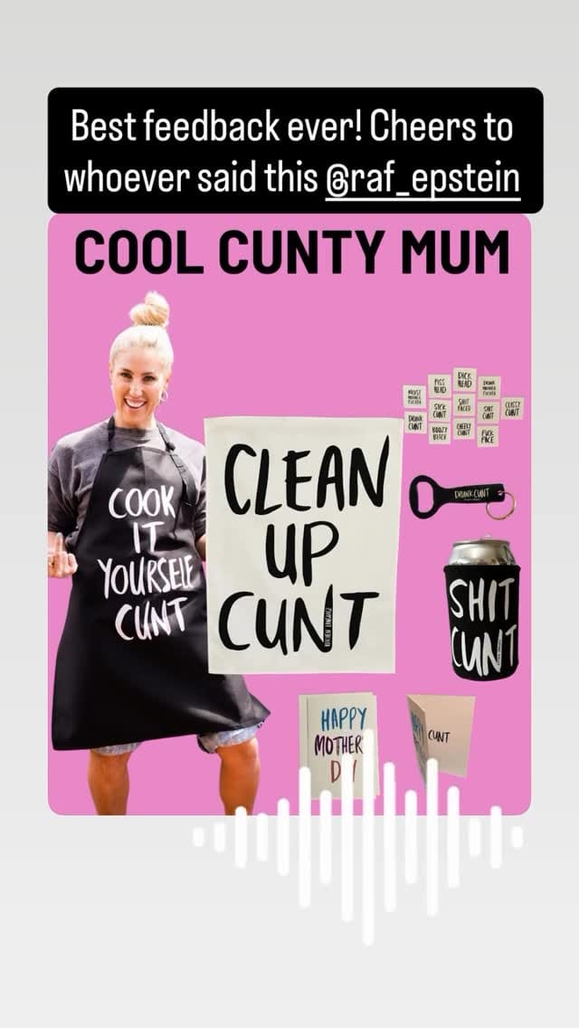 Post 1 by Kitchen Language - Cheeky Sweary Kitchen Products on Instagram (video)
