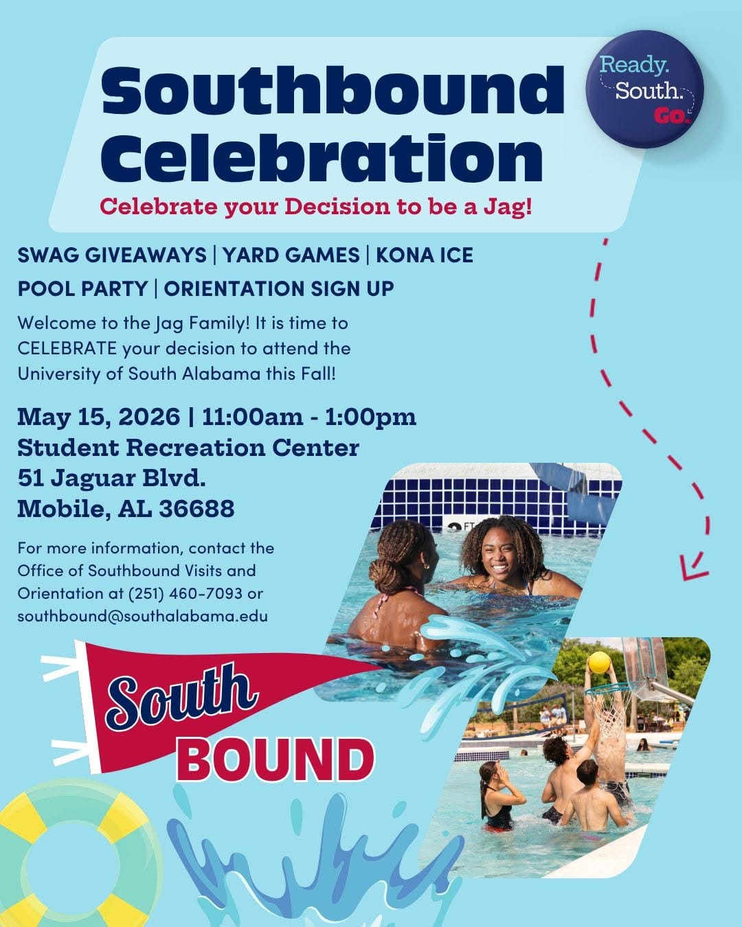 Post 4 by University of South Alabama Office of Admissions on Instagram (image)