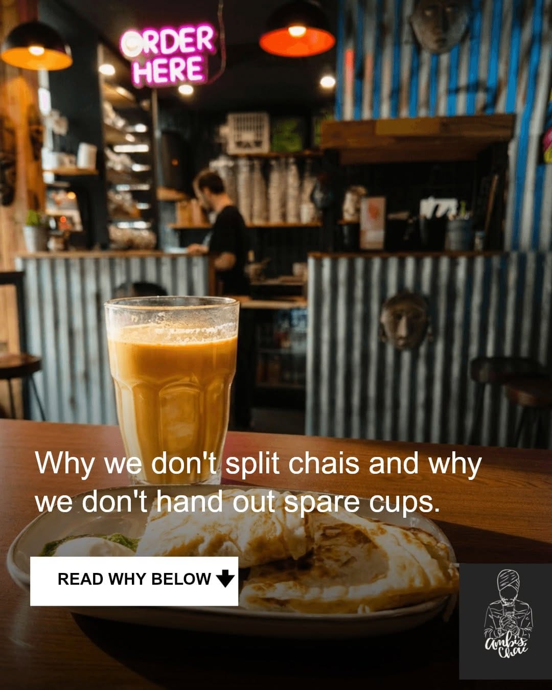 Post 9 by AMBI'S CHAI BAR on Instagram (image)