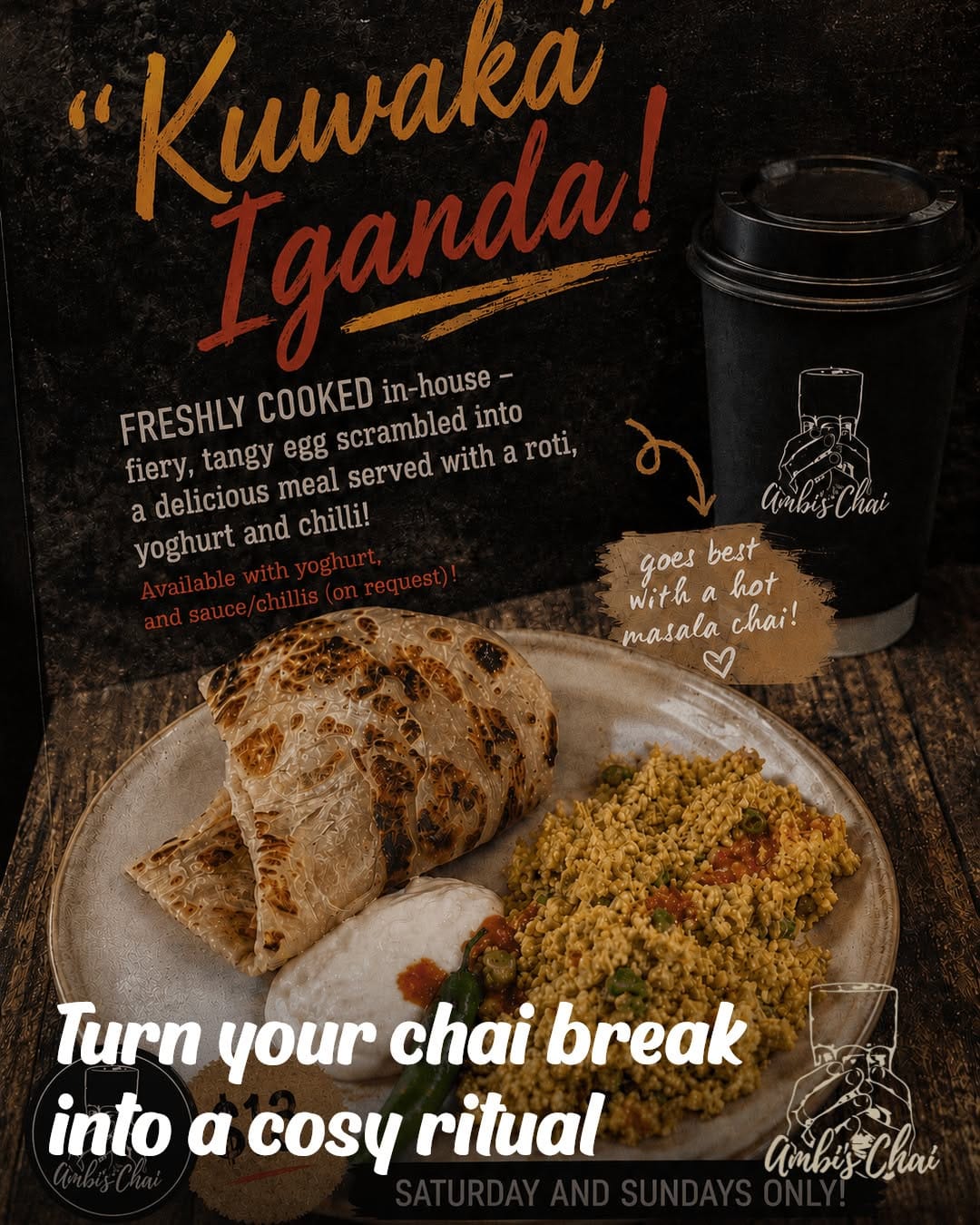 Post 2 by AMBI'S CHAI BAR on Instagram (image)