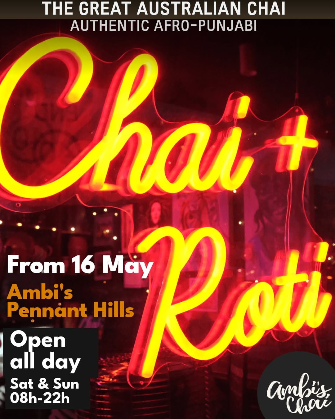 Post 8 by AMBI'S CHAI BAR on Instagram (image)