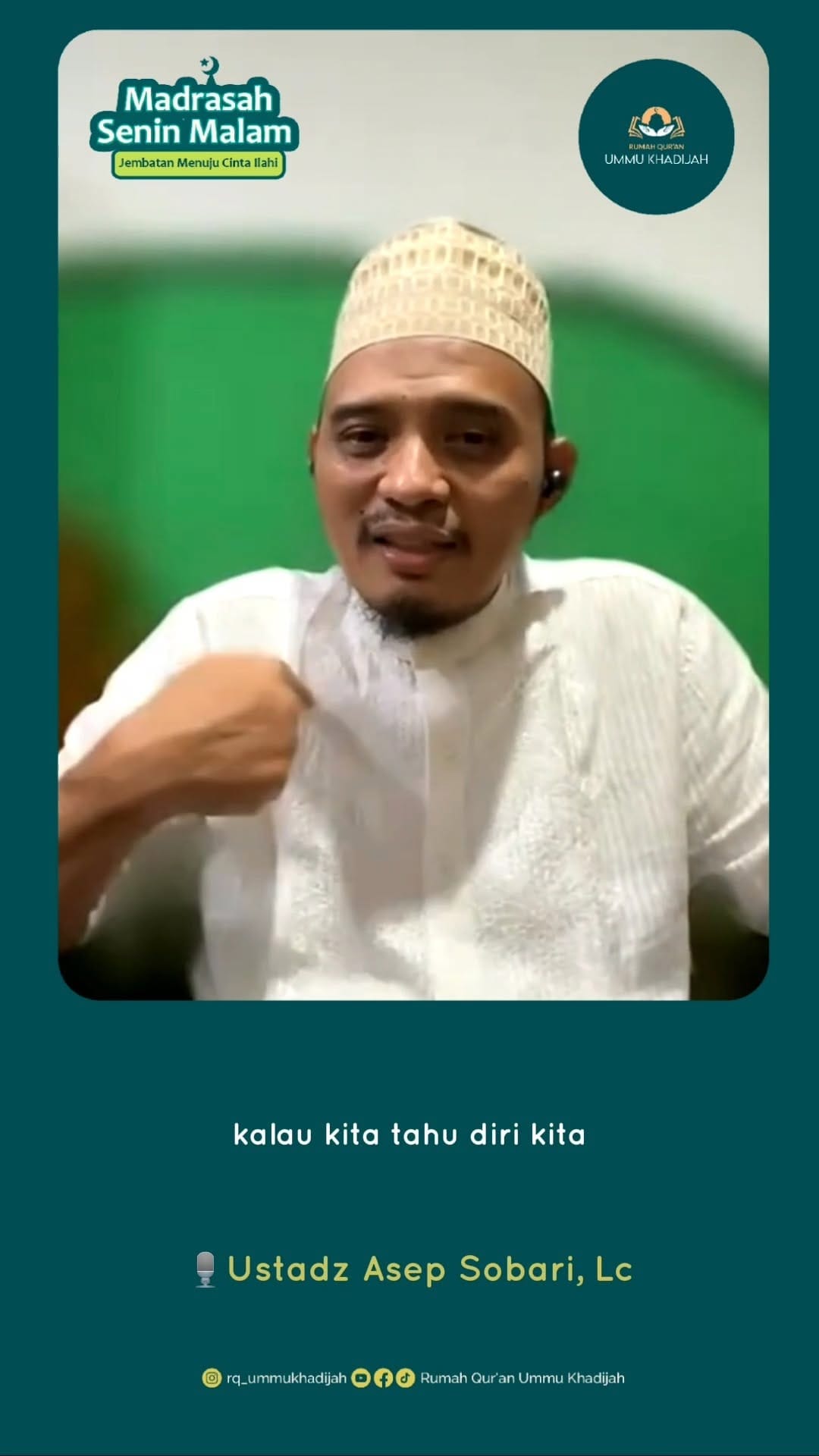 Post 9 by 𝙍𝙪𝙢𝙖𝙝 𝙌𝙪𝙧'𝙖𝙣 𝙐𝙢𝙢𝙪 𝙆𝙝𝙖𝙙𝙞𝙟𝙖𝙝 on Instagram (video)