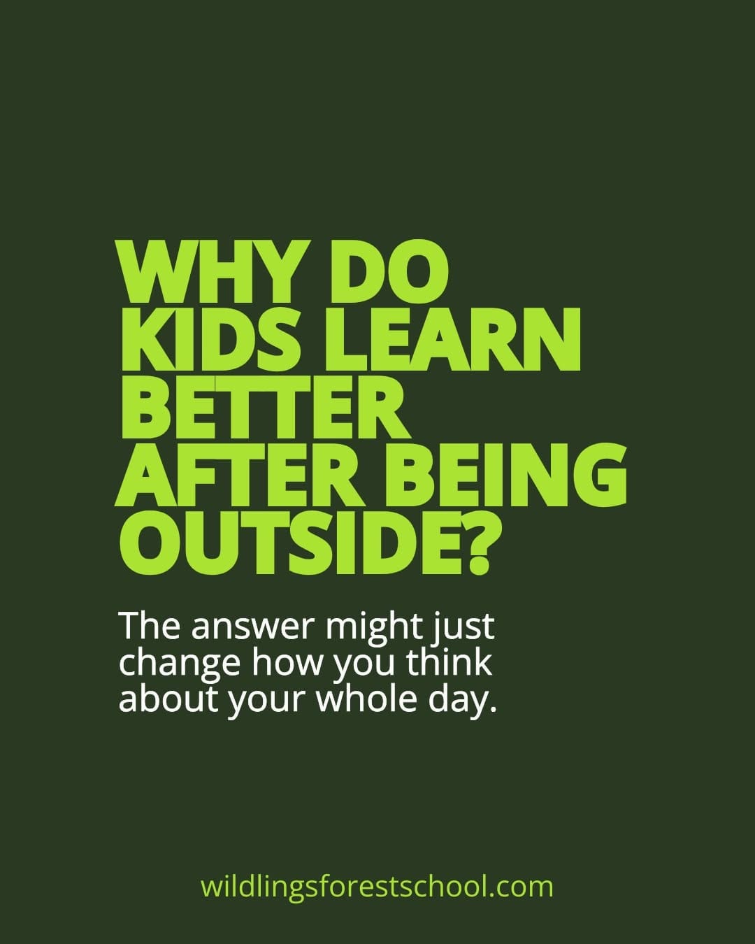 Post 6 by Wildlings Forest School on Instagram (carousel)