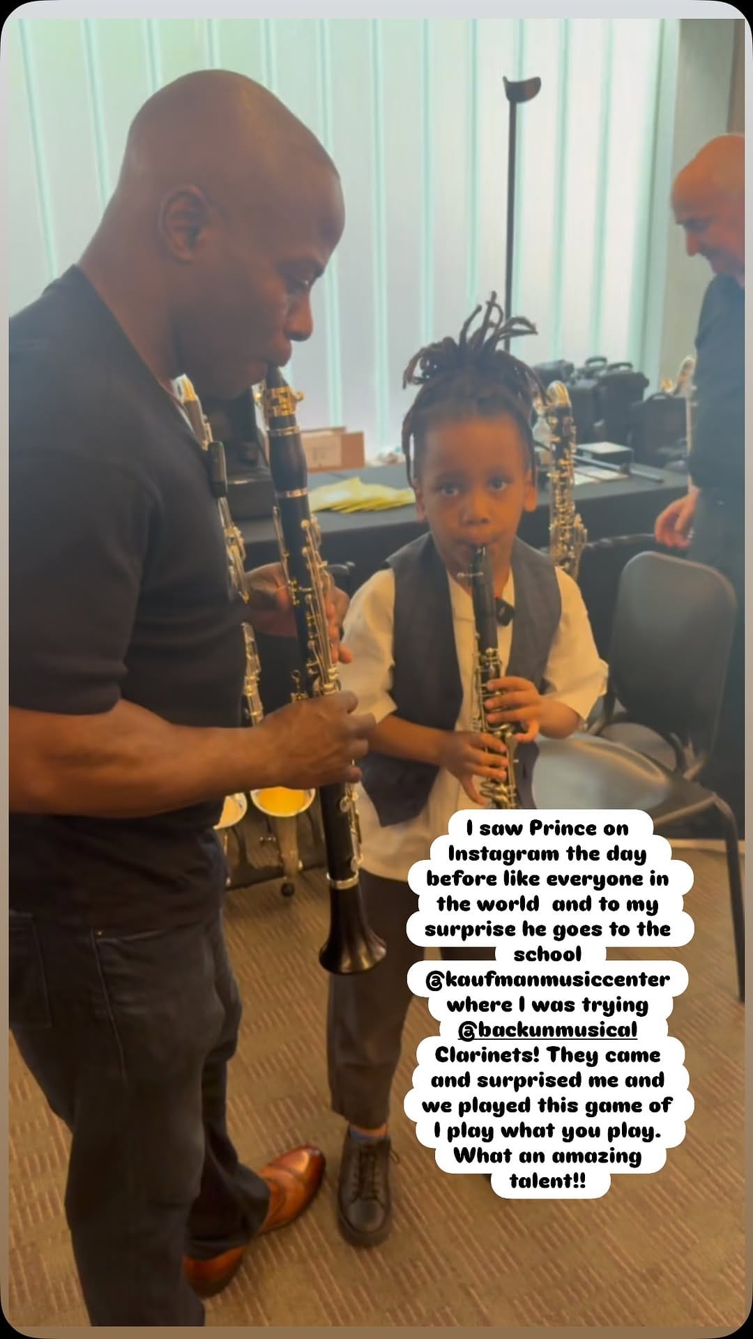 Post 4 by Anthony McGill on Instagram (video)