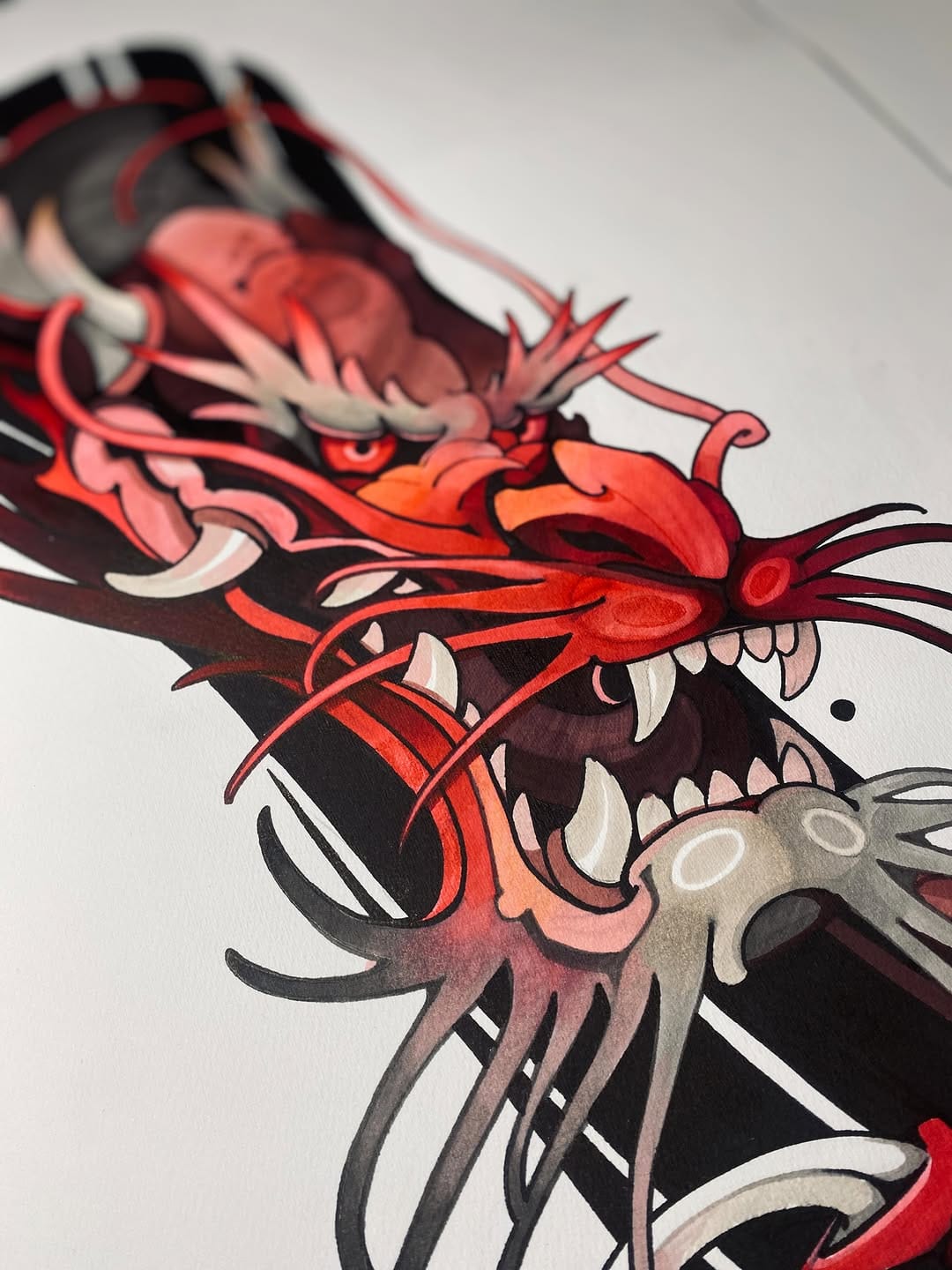 Post 9 by NEOTRADITIONAL TATTOO COLORADO on Instagram (video)