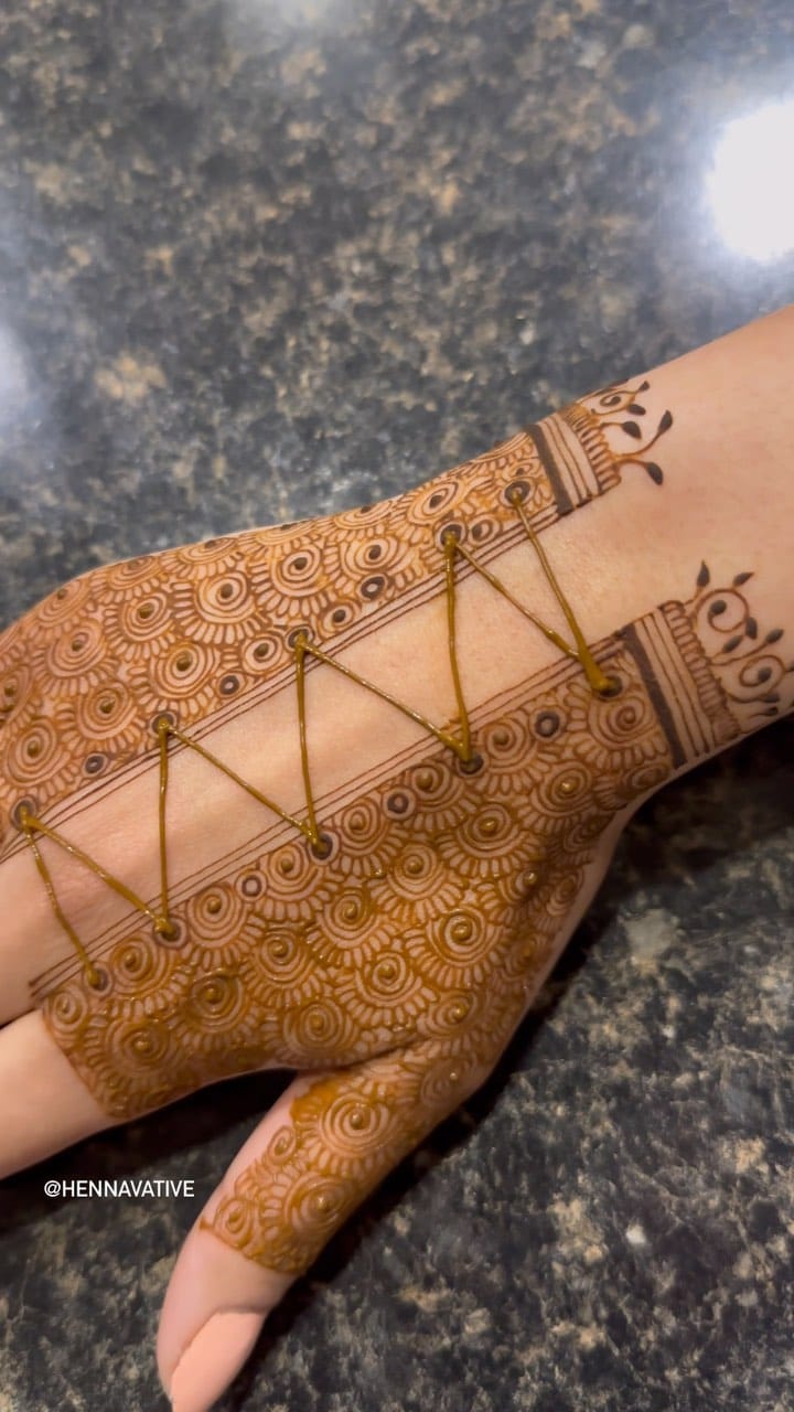 Post 9 by • HennaVative est.2013 • Houston Henna Artist on Instagram (video)