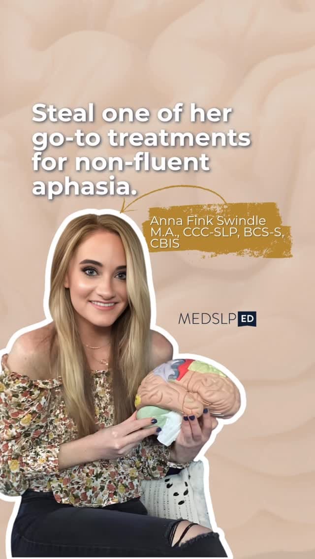 Post 5 by Anna Swindle, MA, CCC-SLP, BCS-S on Instagram (video)