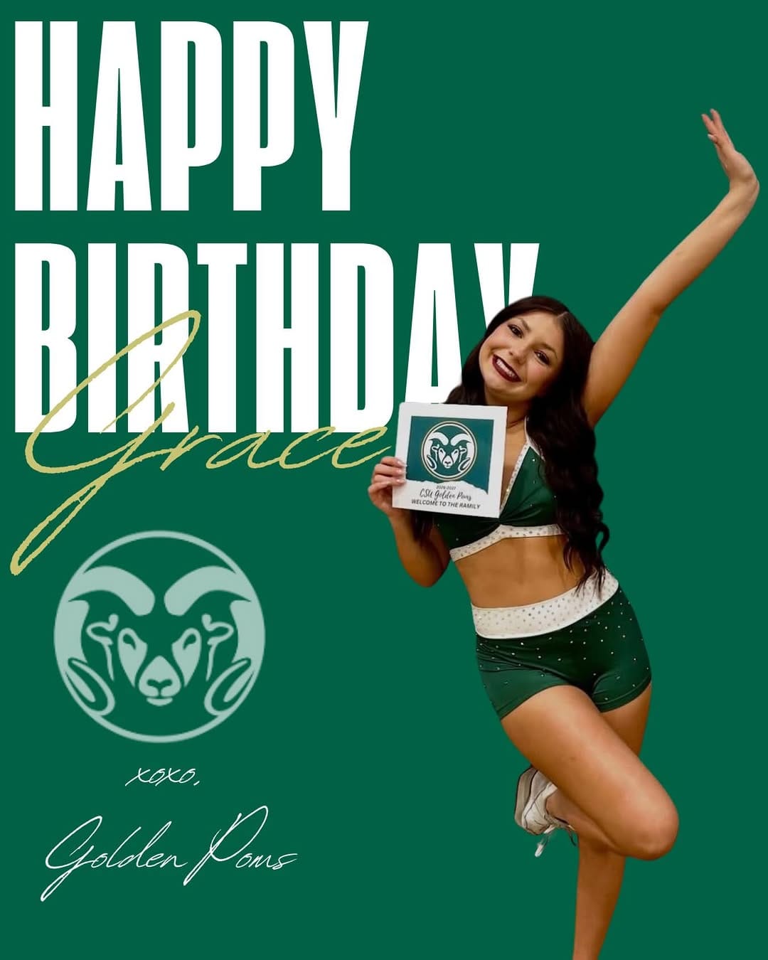 Post 1 by CSU Golden Poms Dance Team on Instagram (image)