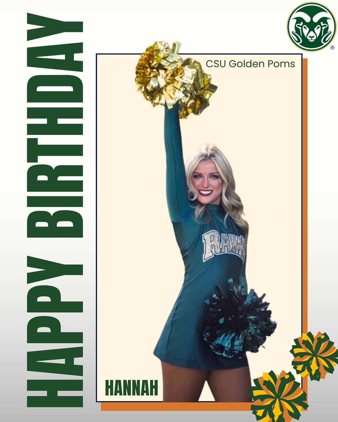 Post 9 by CSU Golden Poms Dance Team on Instagram (image)