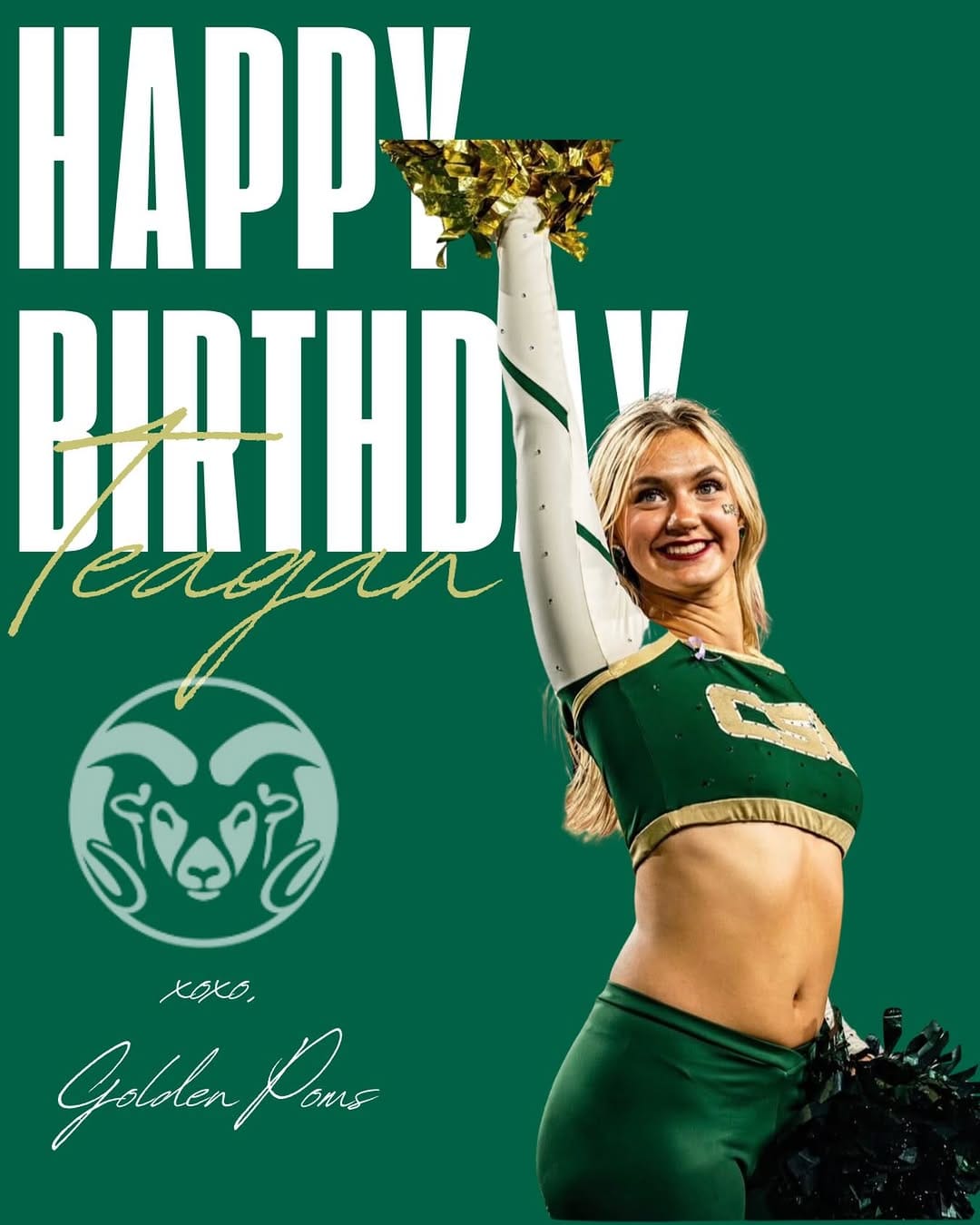 Post 3 by CSU Golden Poms Dance Team on Instagram (image)