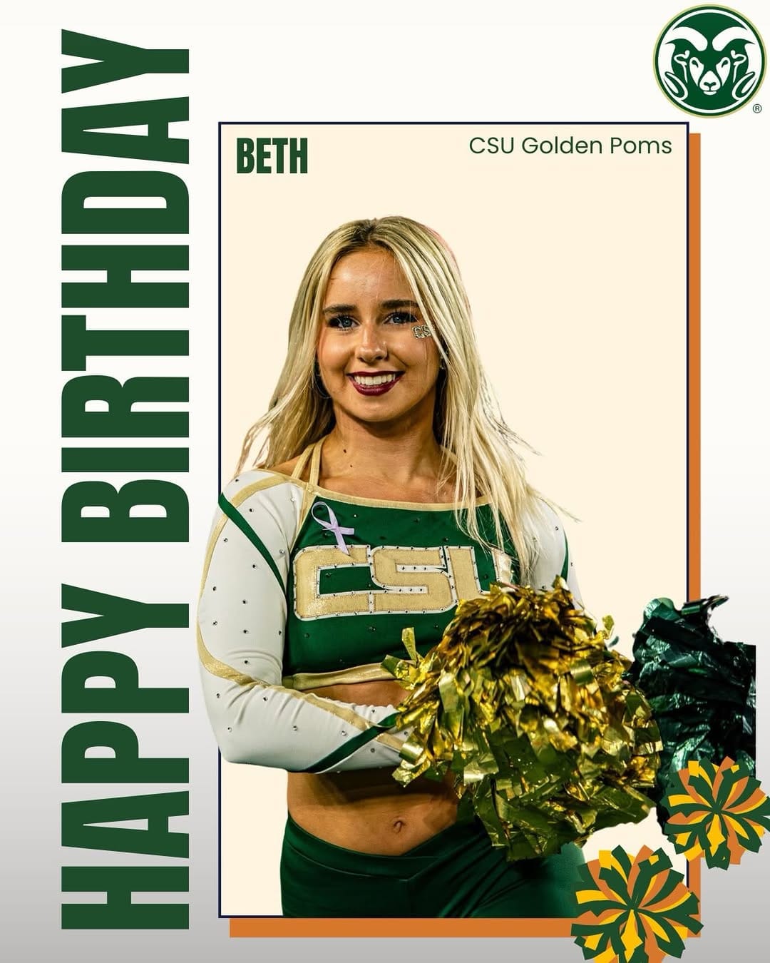 Post 6 by CSU Golden Poms Dance Team on Instagram (image)