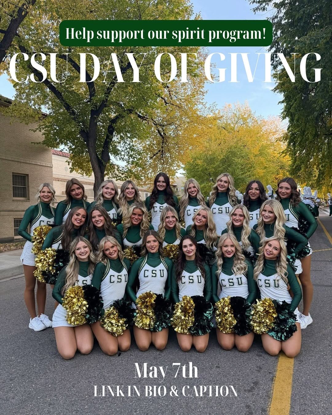 Post 5 by CSU Golden Poms Dance Team on Instagram (carousel)