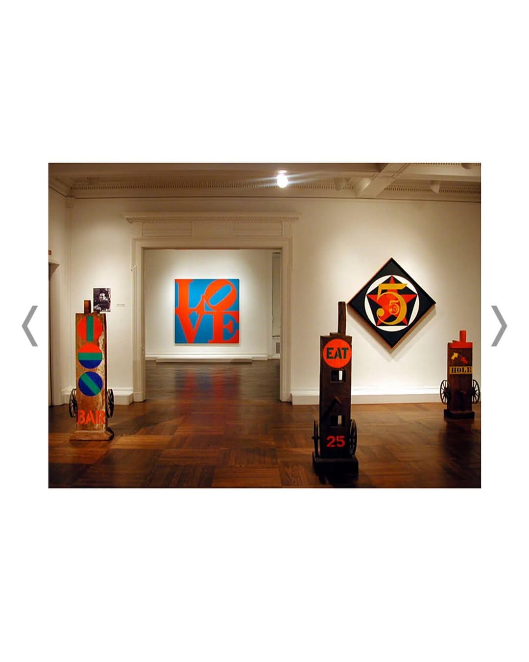 Post 5 by Robert Indiana on Instagram (image)