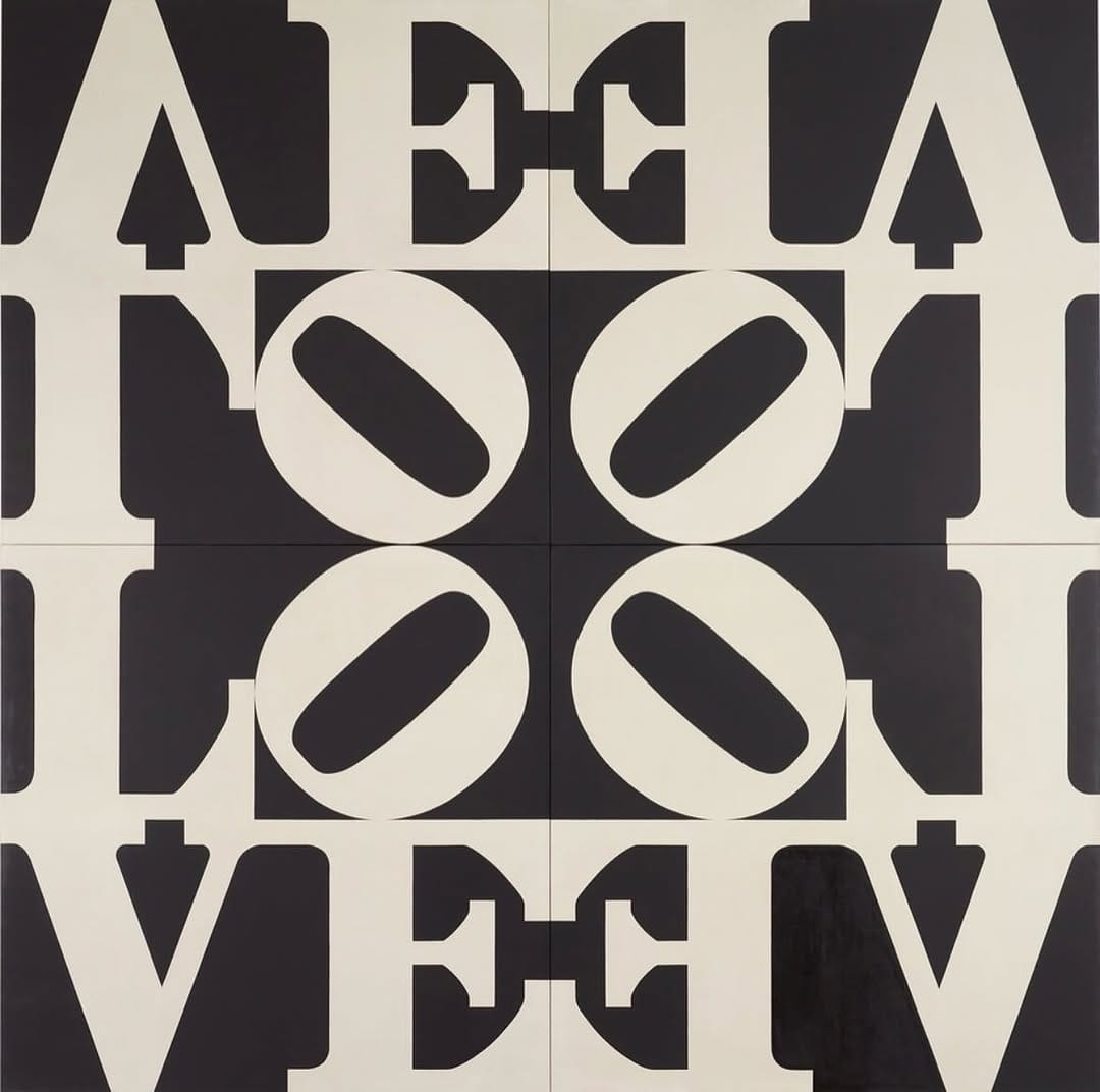 Post 4 by Robert Indiana on Instagram (image)