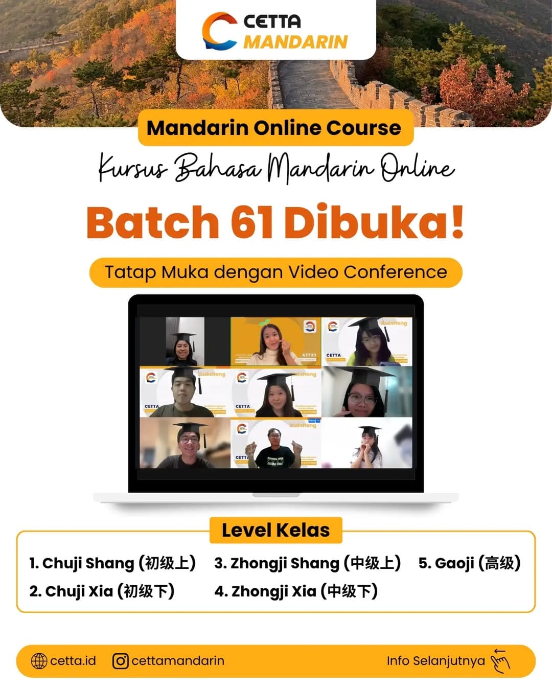 Post 9 by Cetta - Kursus Bahasa Mandarin 🇨🇳🇹🇼 #Pedeajadulu on Instagram (carousel)