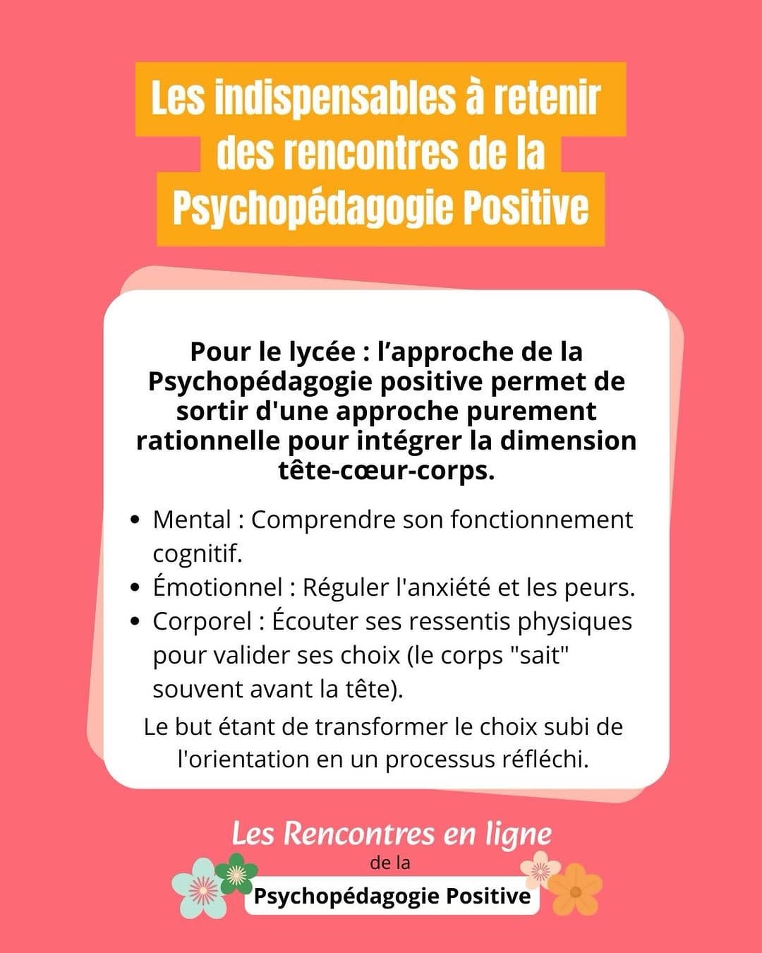 Post 10 by La fabrique à bonheurs| Académie de la Psychopédagogie Positive on Instagram (image)