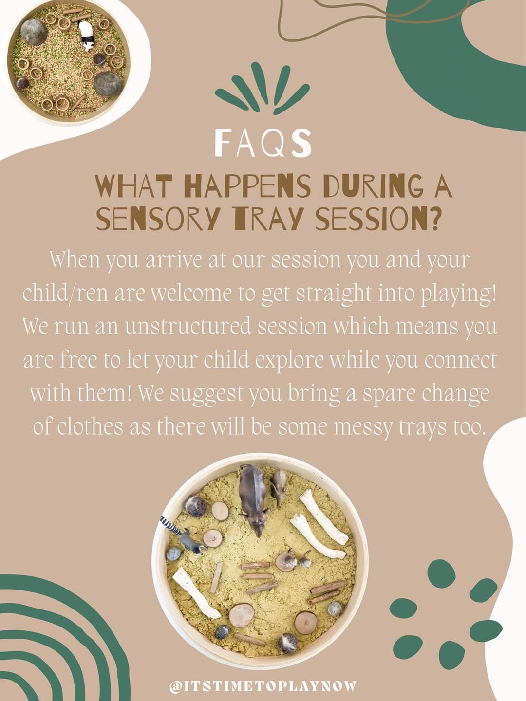 Post 10 by It’s Time To Play Now | SENSORY TRAYS on Instagram (carousel)