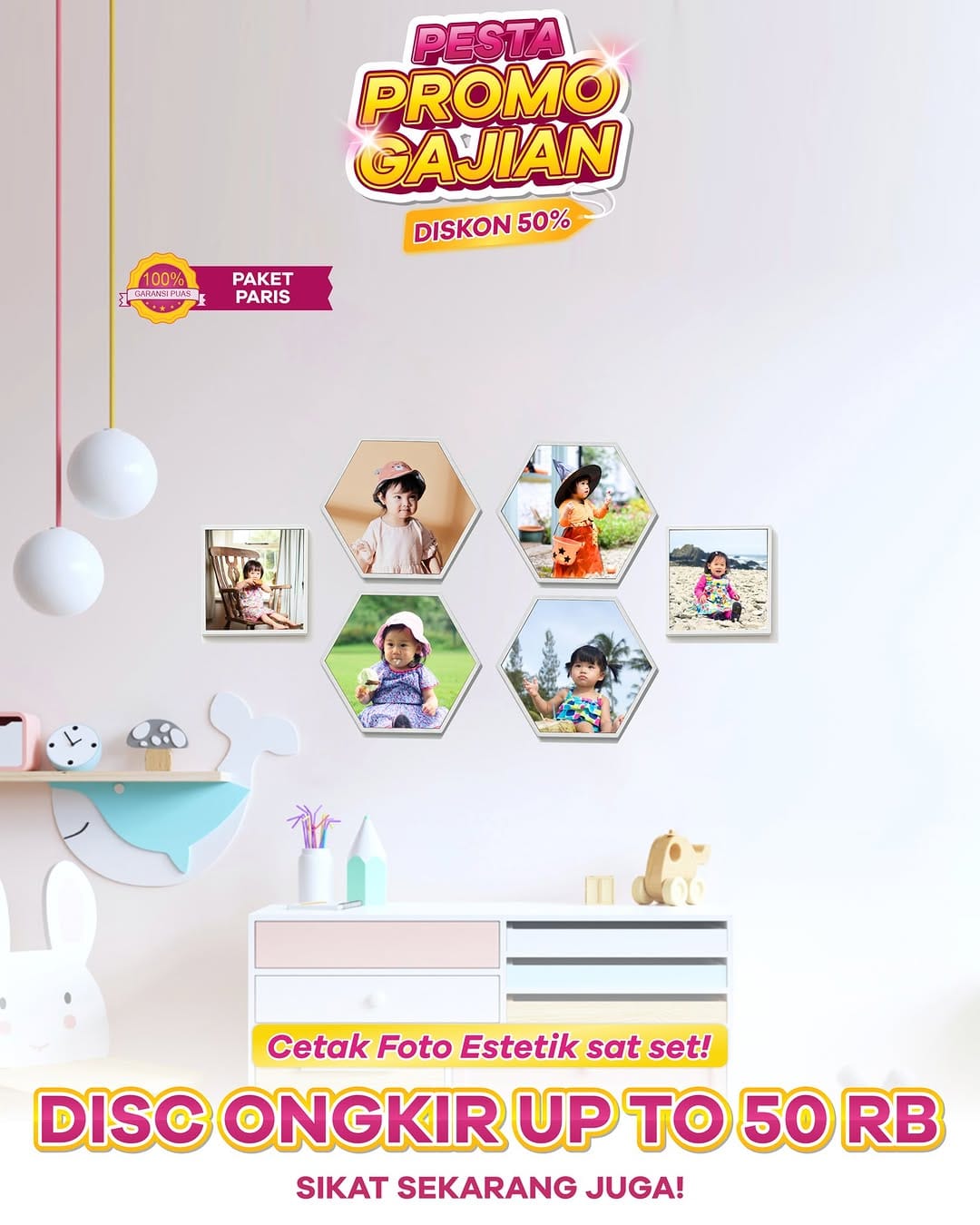 Post 7 by CETAK FOTO GRATIS ONGKIR on Instagram (image)