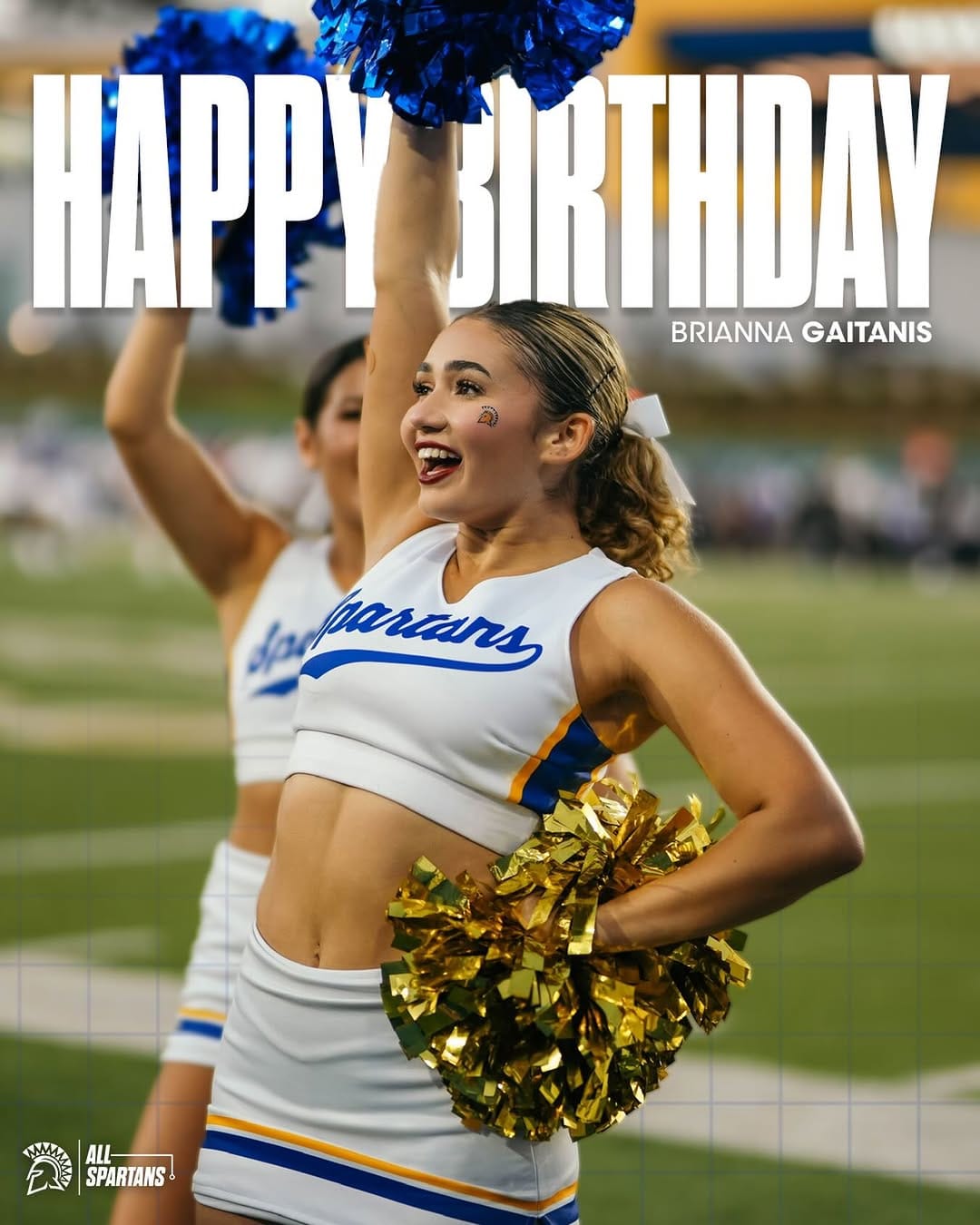 Post 8 by San José State Cheerleading on Instagram (image)