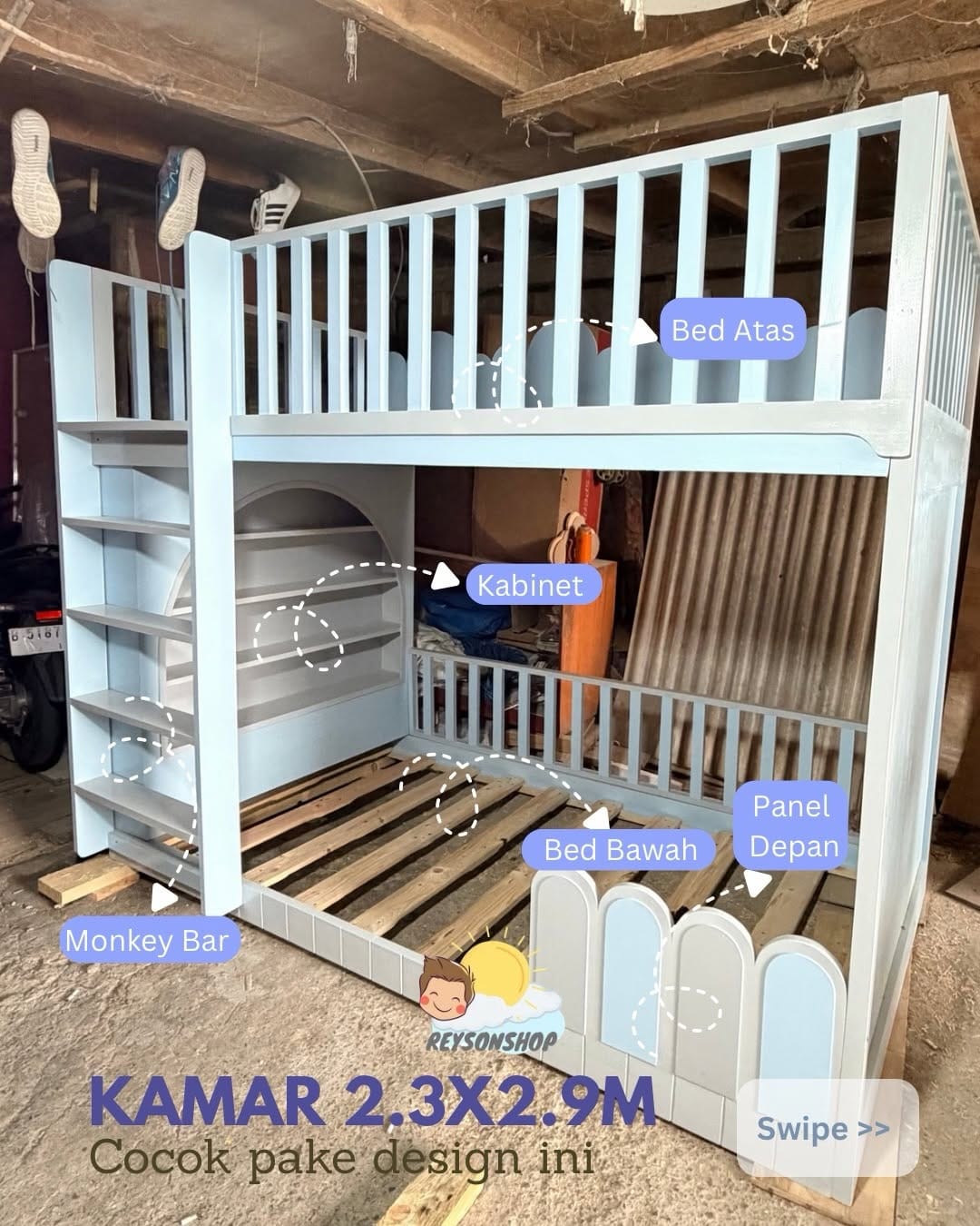 Post 5 by Custom Furniture Kids & Family on Instagram (carousel)