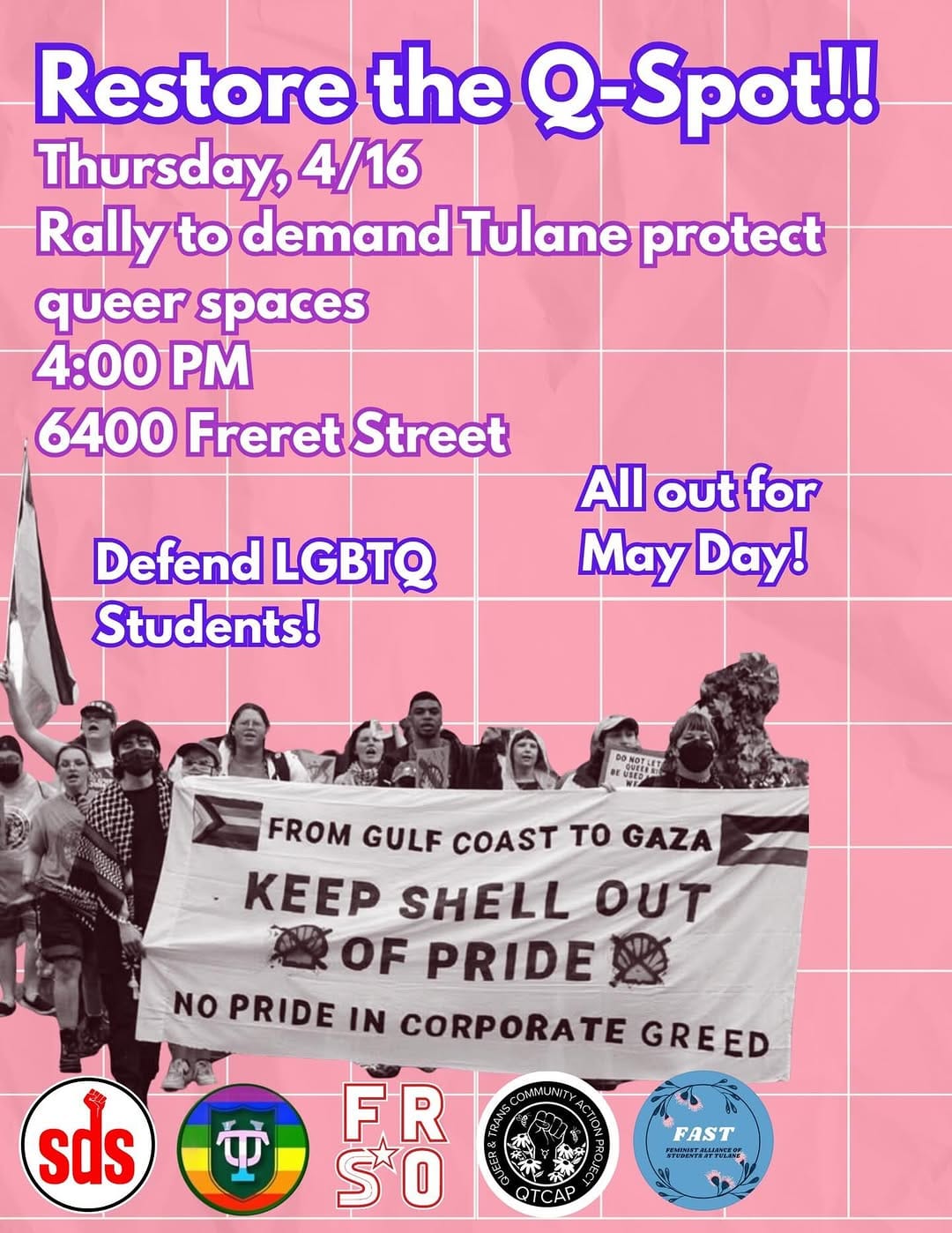 Post 3 by Queer and Trans Community Action Project (QTCAP) on Instagram (image)