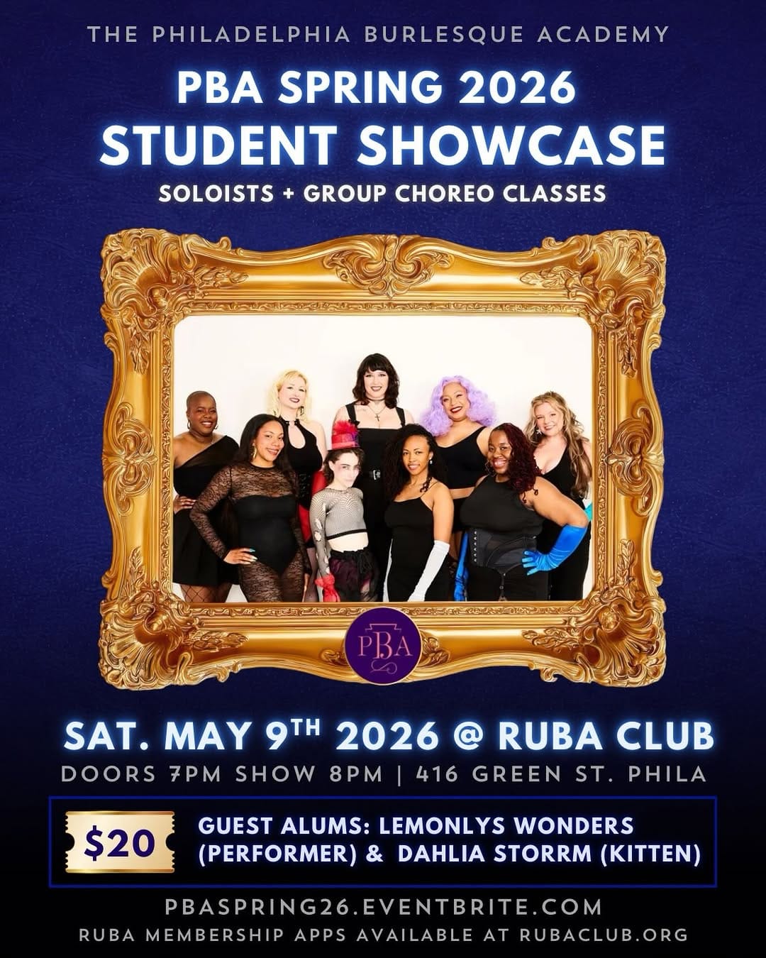 Post 6 by Philadelphia Burlesque Academy | Burlesque Classes Philly on Instagram (image)