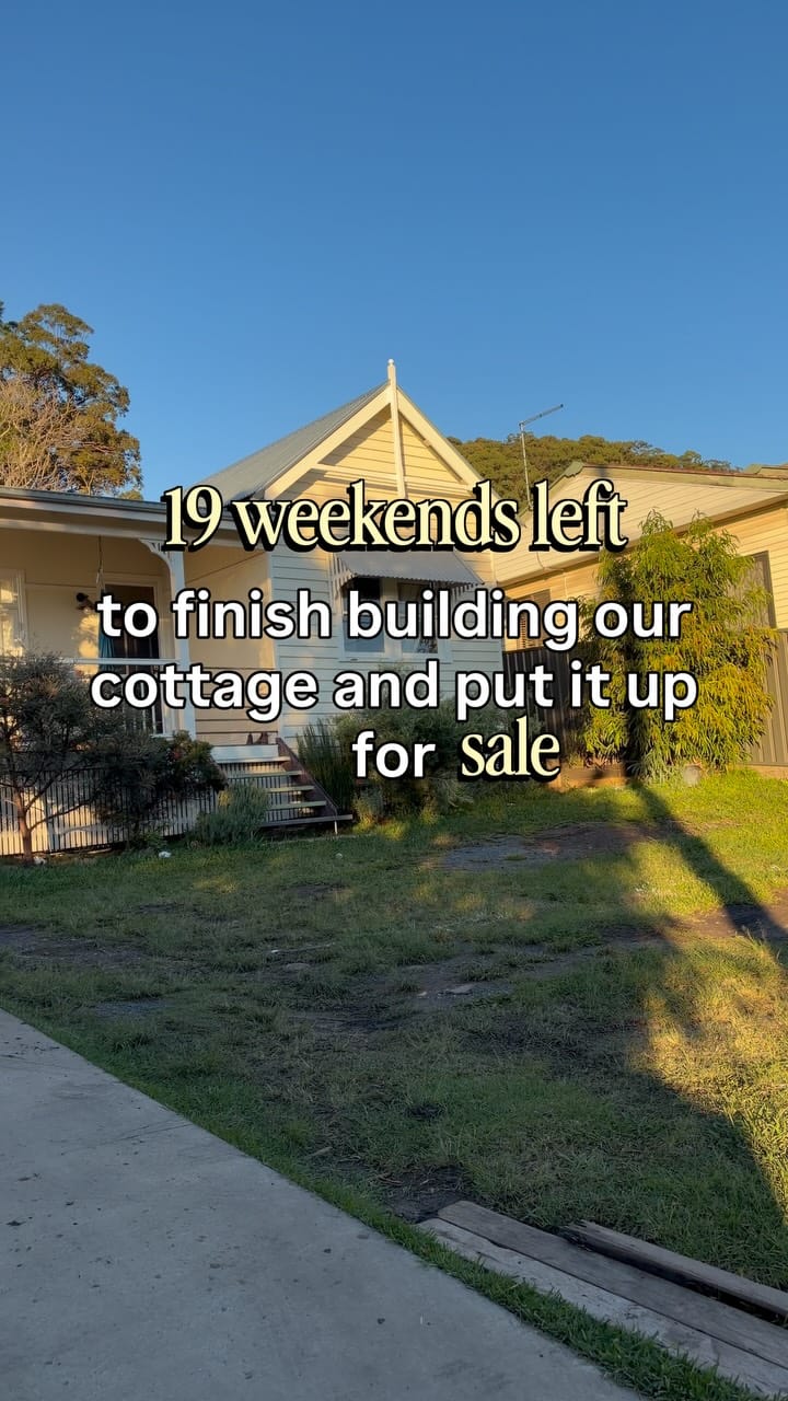 Post 5 by Ness and James | 1950’s Cottage renovation on Instagram (video)