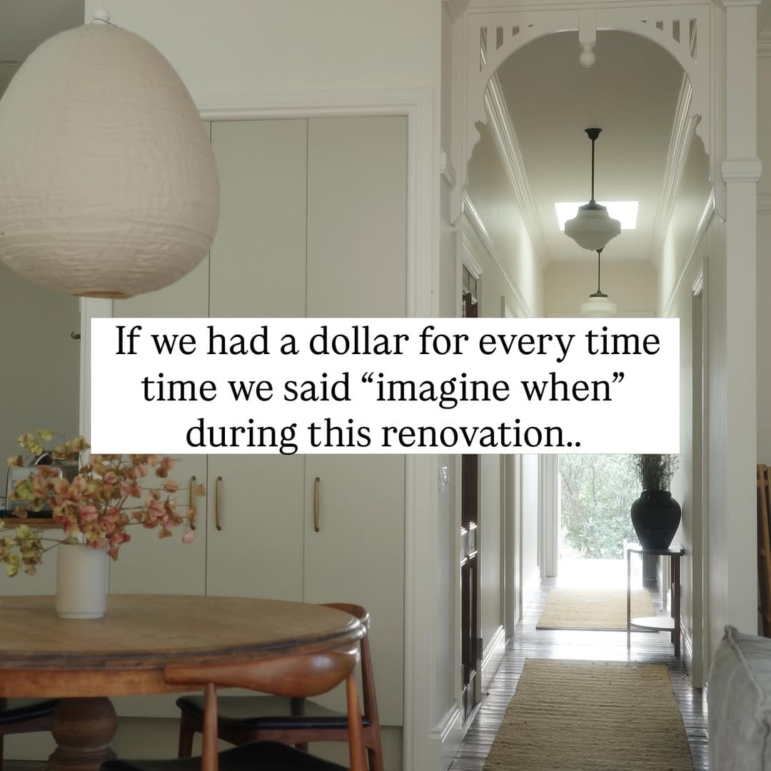 Post 2 by Ness and James | 1950’s Cottage renovation on Instagram (carousel)