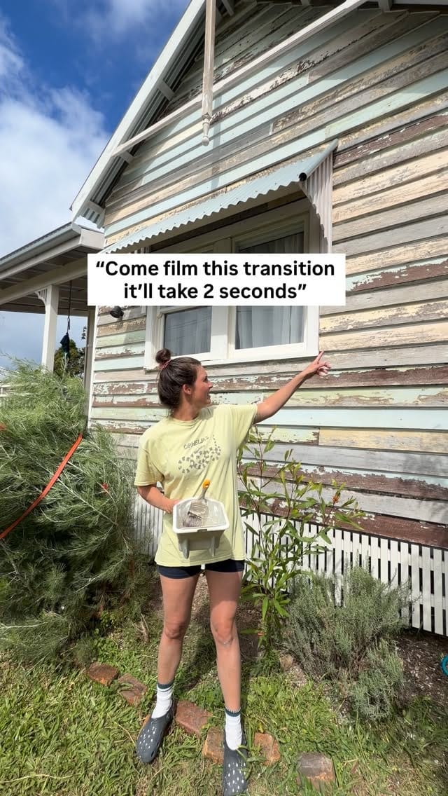 Post 7 by Ness and James | 1950’s Cottage renovation on Instagram (video)