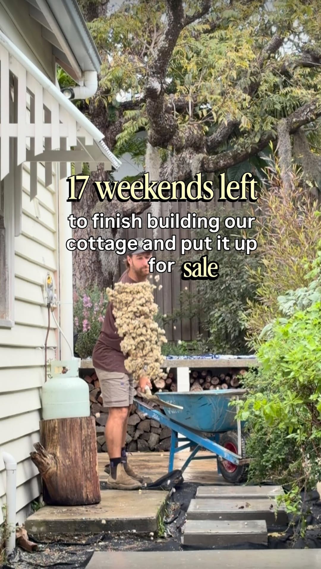 Post 1 by Ness and James | 1950’s Cottage renovation on Instagram (video)