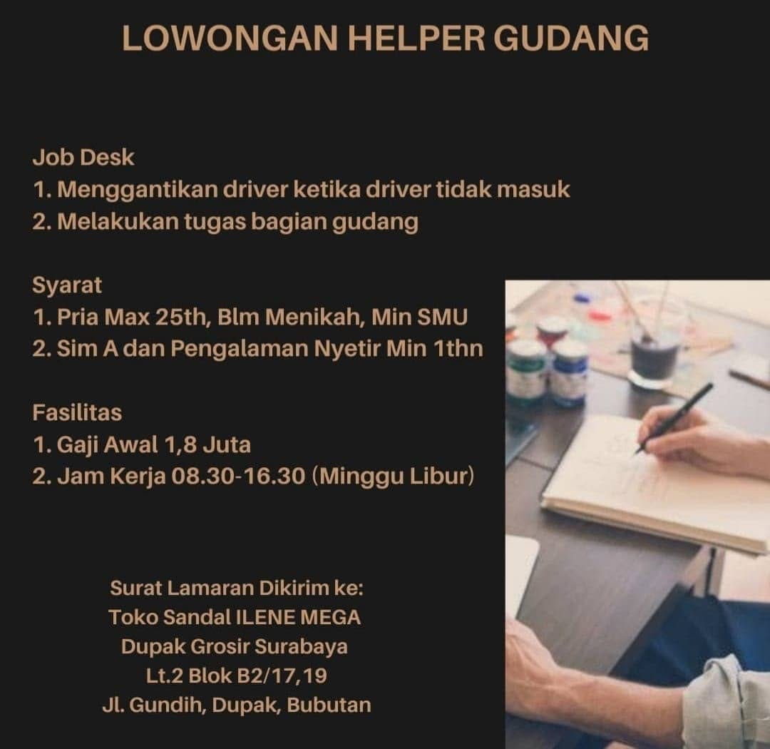 Post 9 by Loker Surabaya by Lokerzone on Instagram (image)