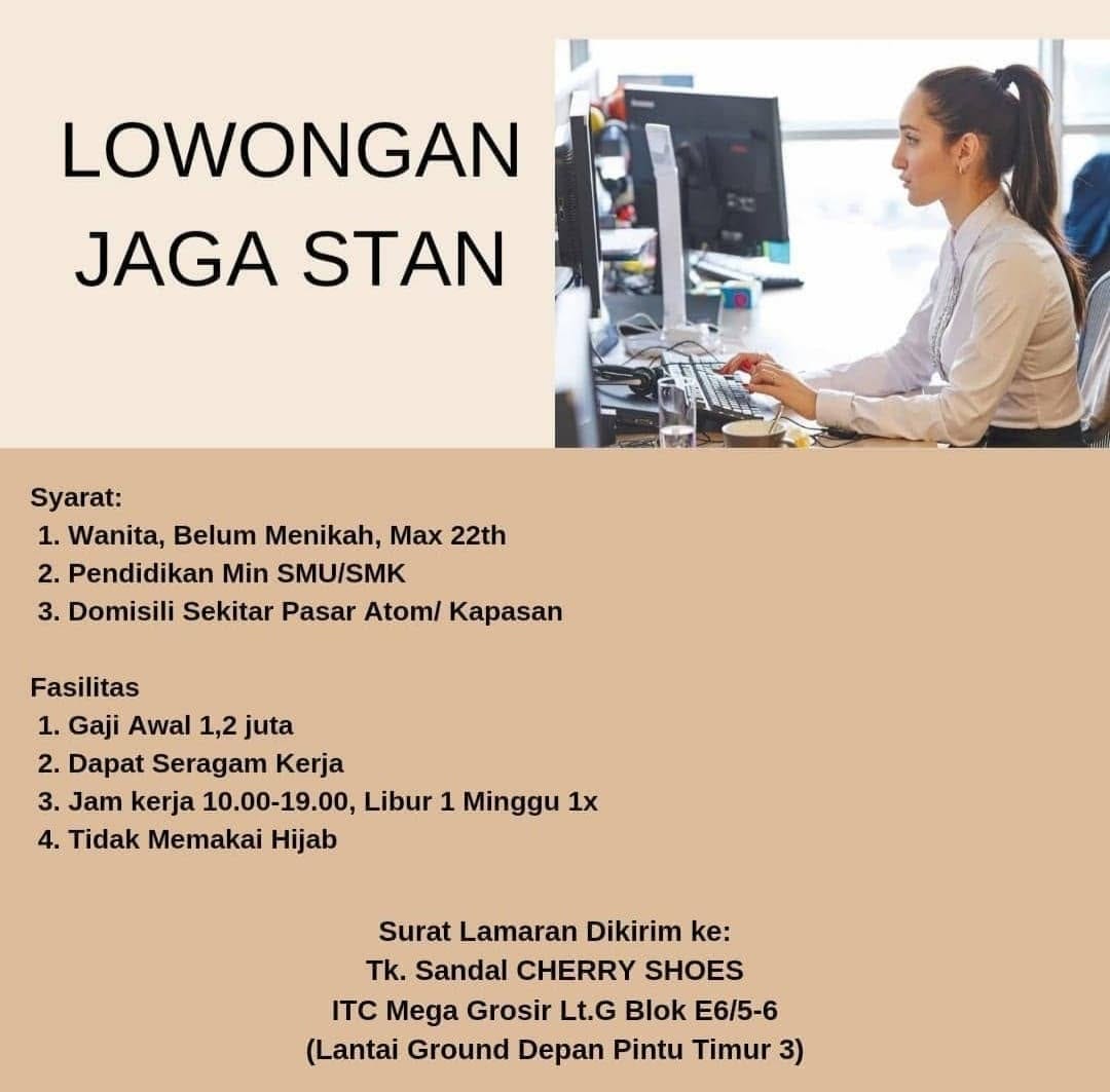 Post 8 by Loker Surabaya by Lokerzone on Instagram (image)