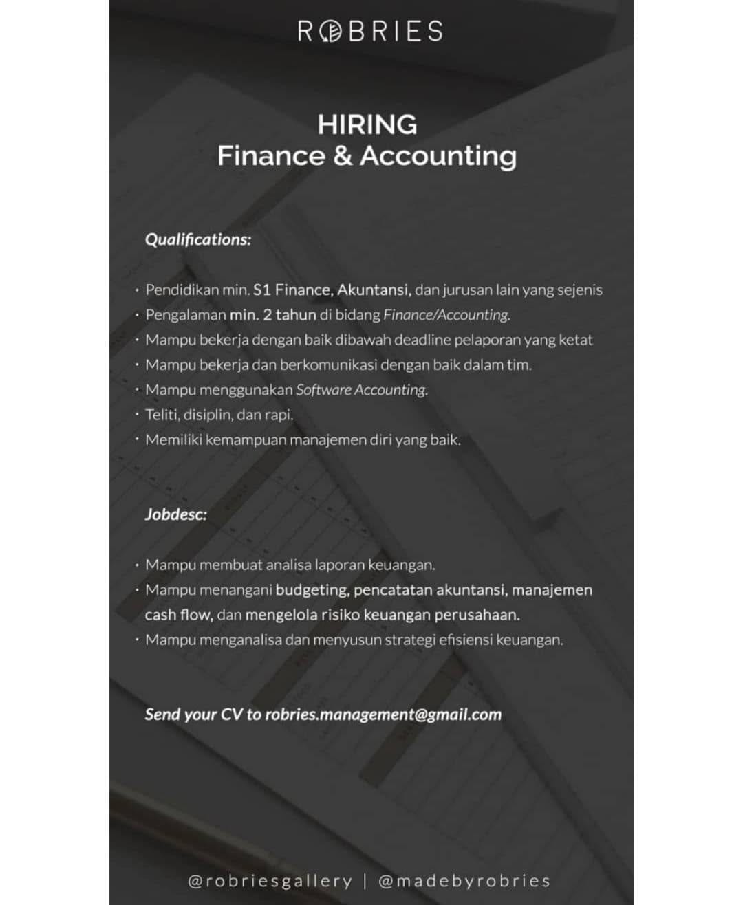 Post 10 by Loker Surabaya by Lokerzone on Instagram (image)